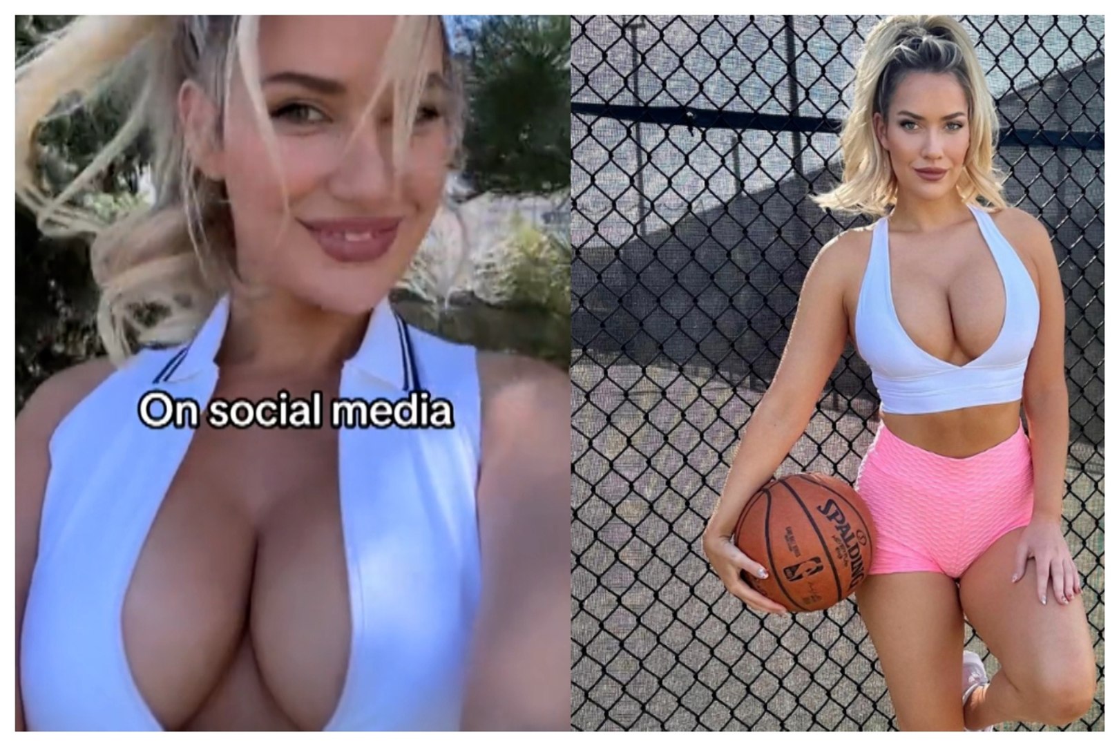 Paige Spiranac jokes about her golf outfits