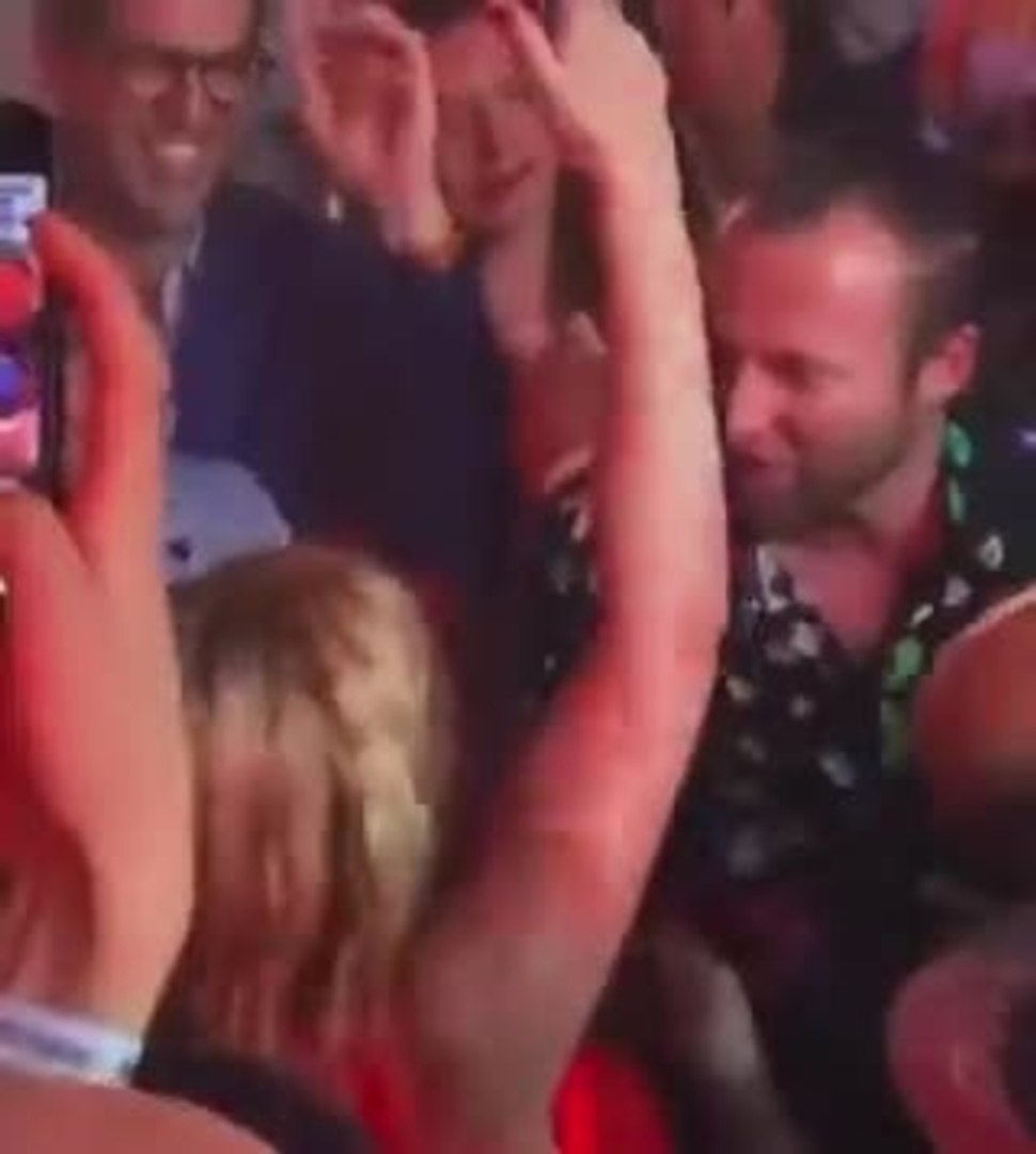 Conor McGregor dancing with Kylie Minogue