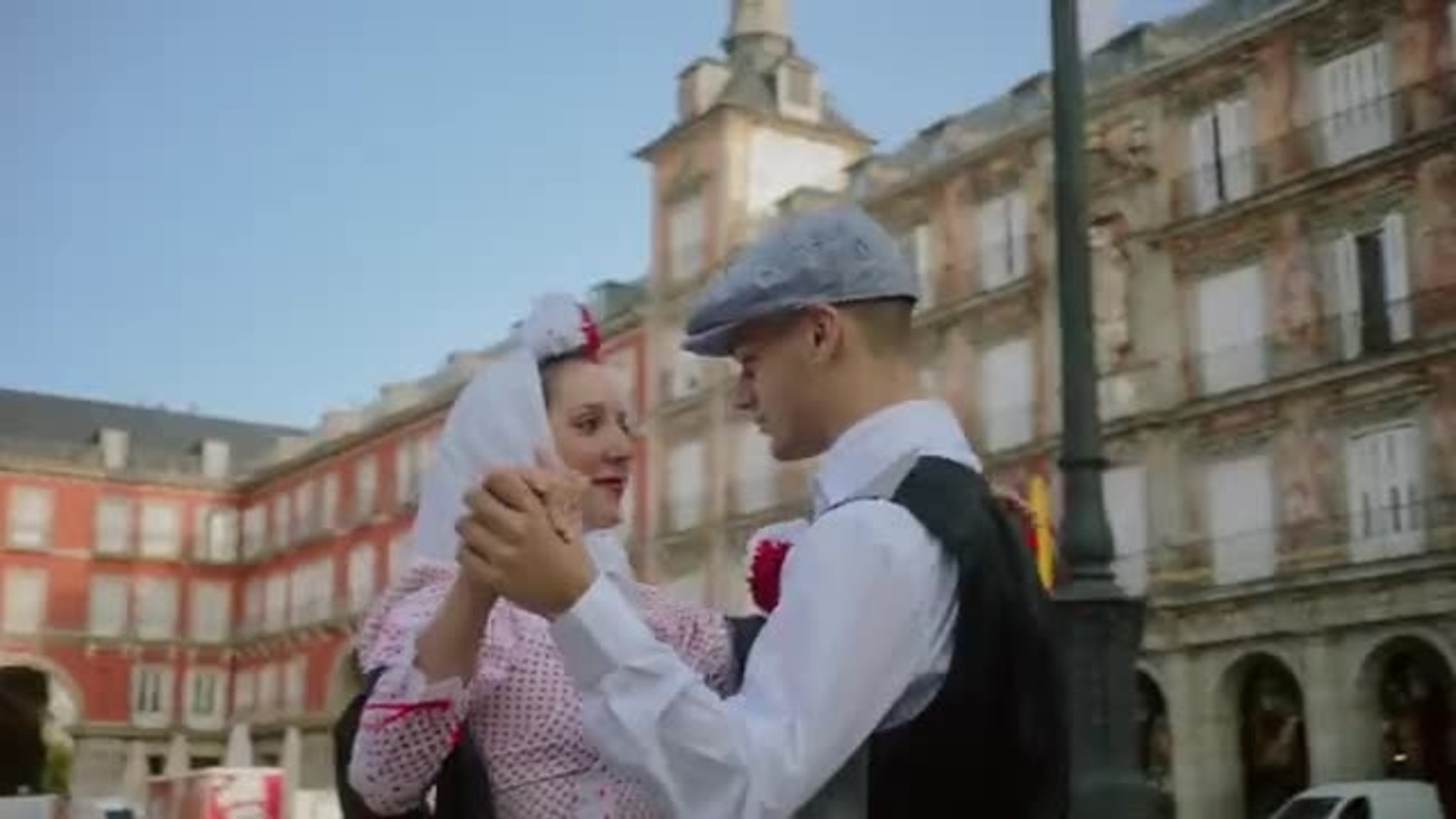 Sergio Perez will drive his RB7 through the streets of Madrid