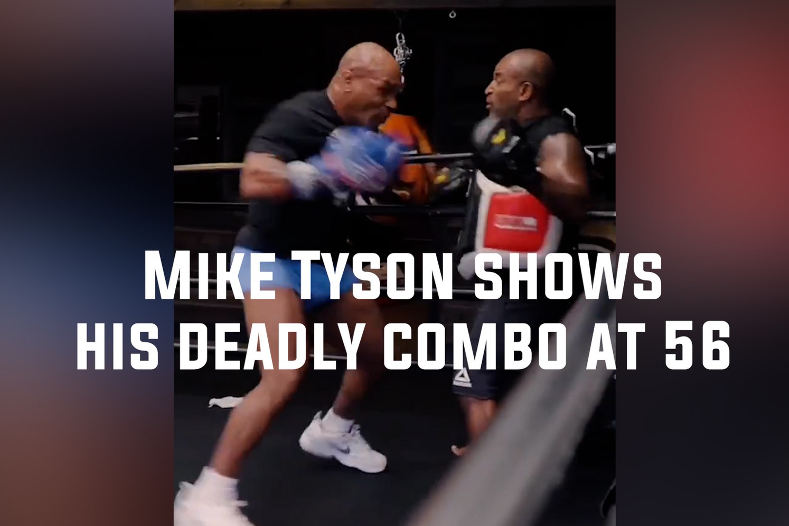 ¡Still dangeours! Mike Tyson shows his deadly combo at 56 years old