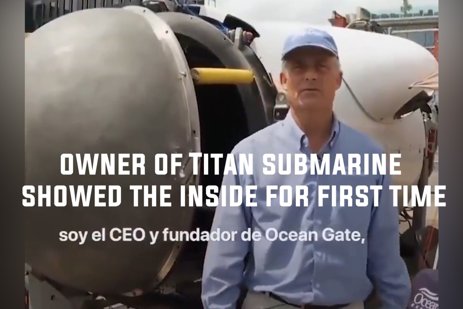 Before Titan submarine tragedy the owner showed the inside