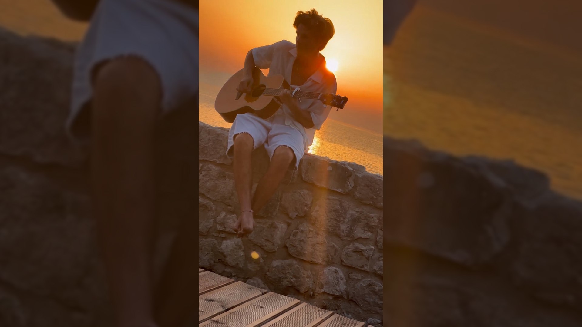 David Beckham shows off the talent of his son Cruz to the beat of the Beatles