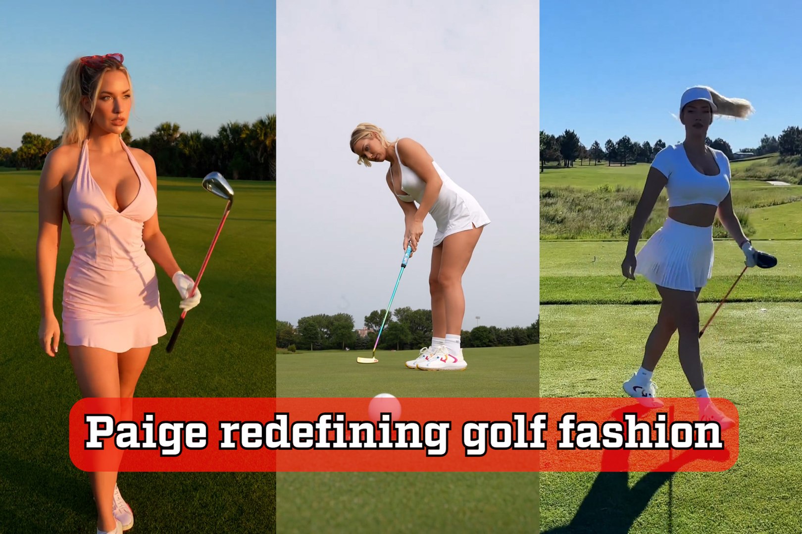 Paige Spiranac redefining golf fashion with her distinctive style