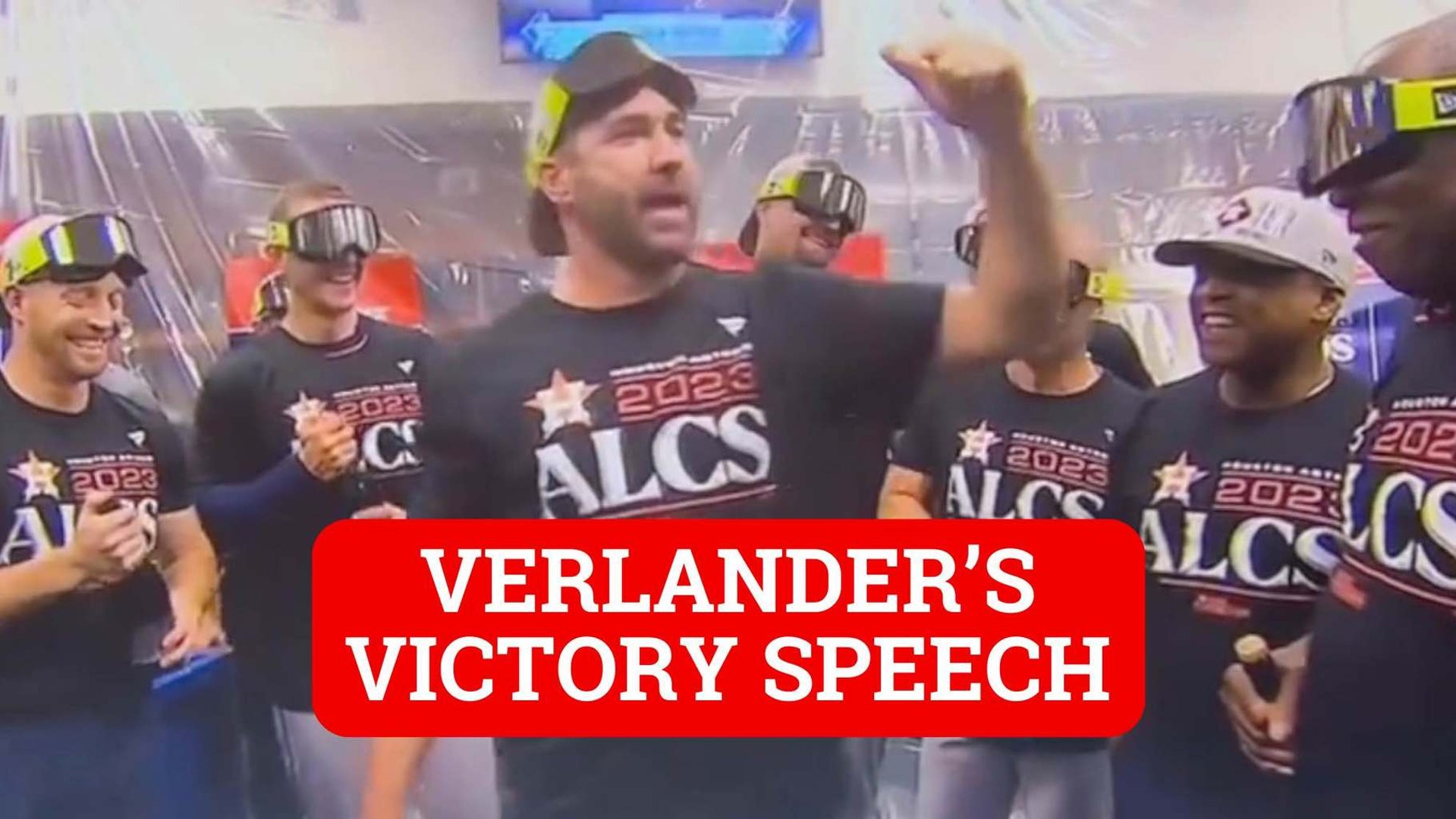 Justin Verlander's explicit post game speech set off the Astros party
