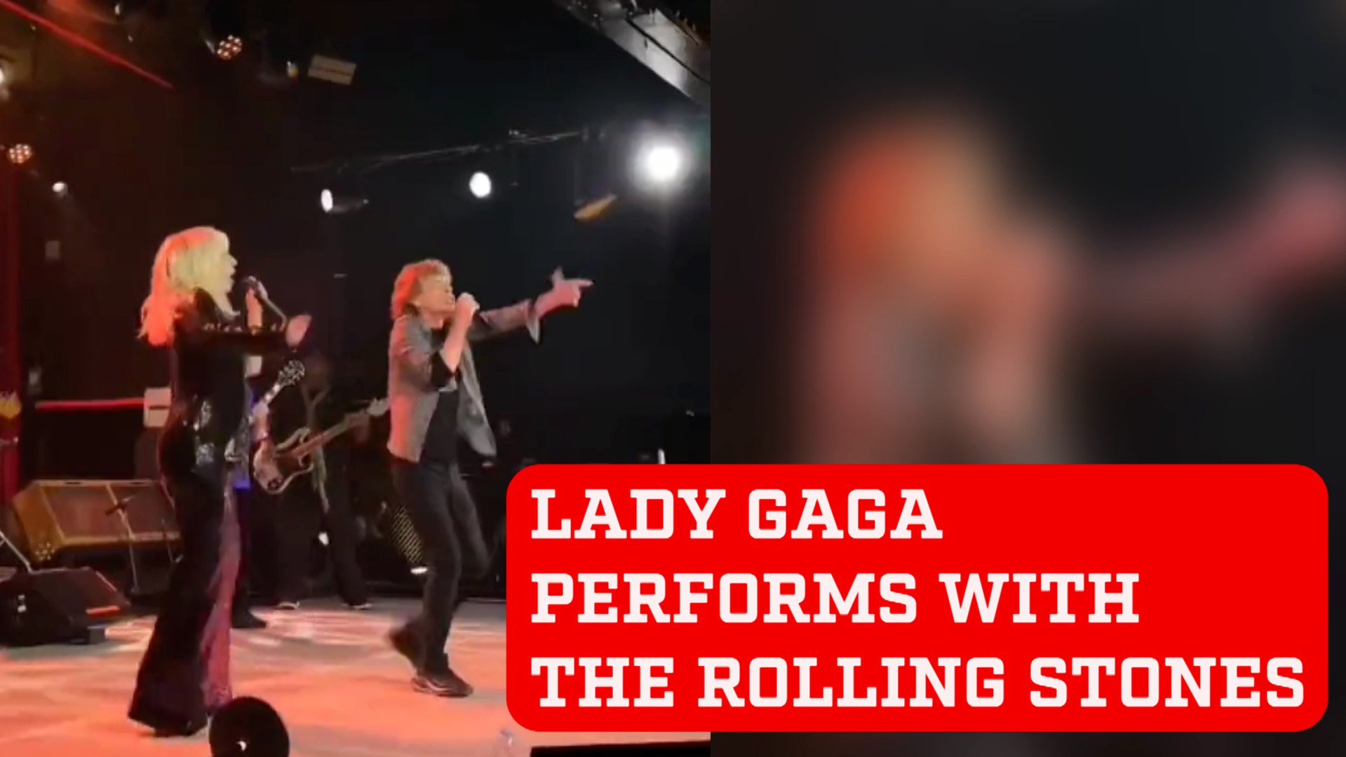 Lady Gaga performs with Rolling Stones in epic New York Concert