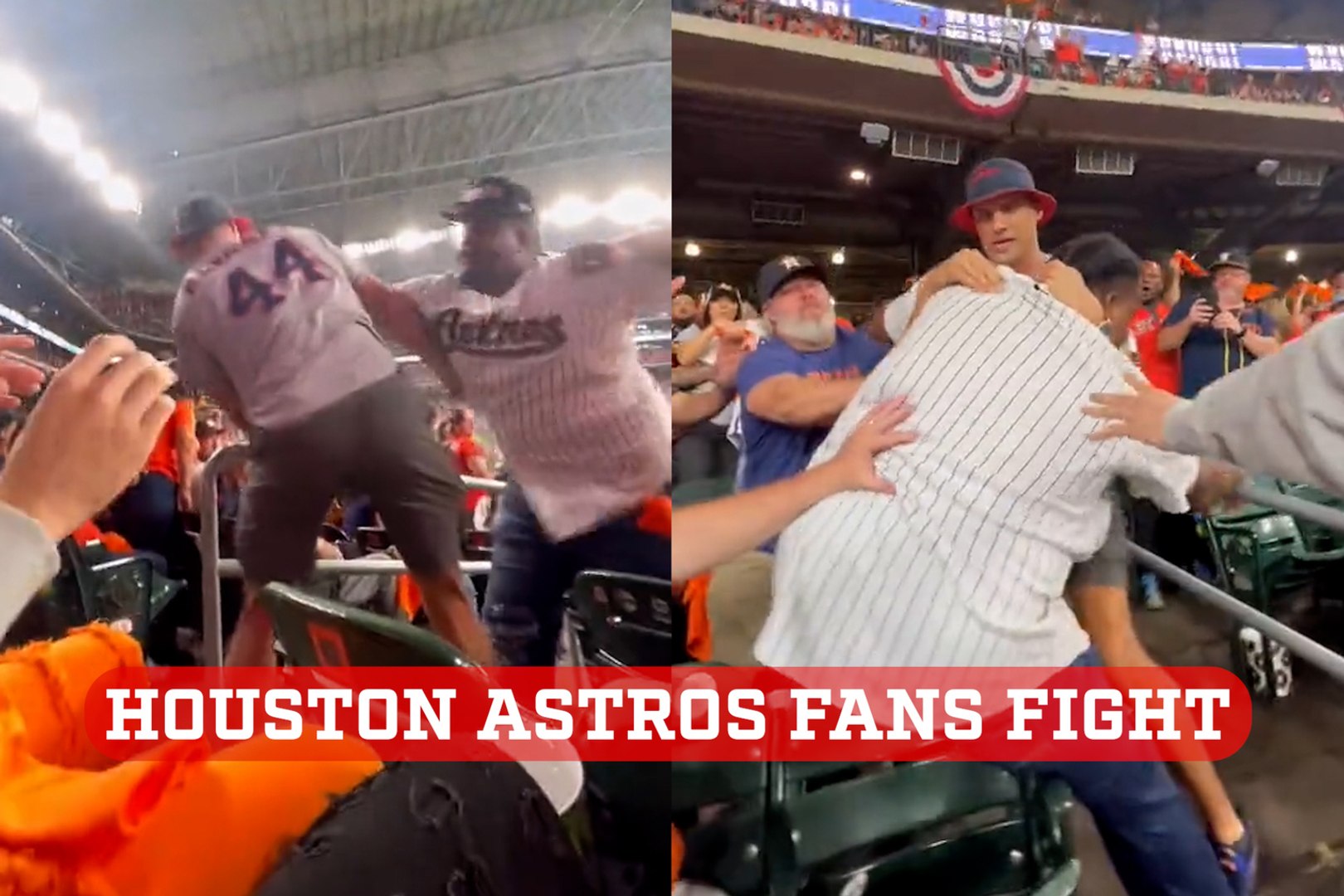 Houston Astros fans brawl despite team's win against the Minnesota Twins
