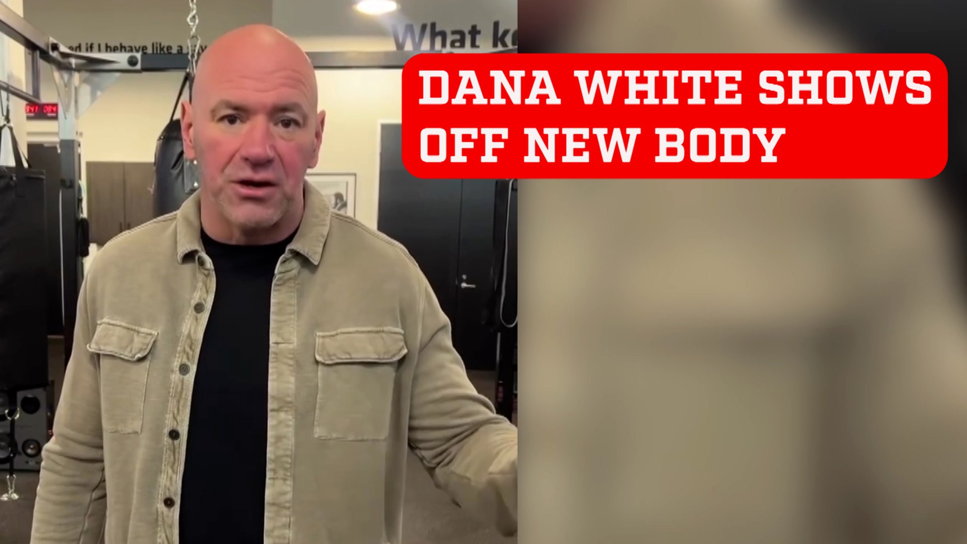 Dana White shows off his incredible new body after 86-hour water