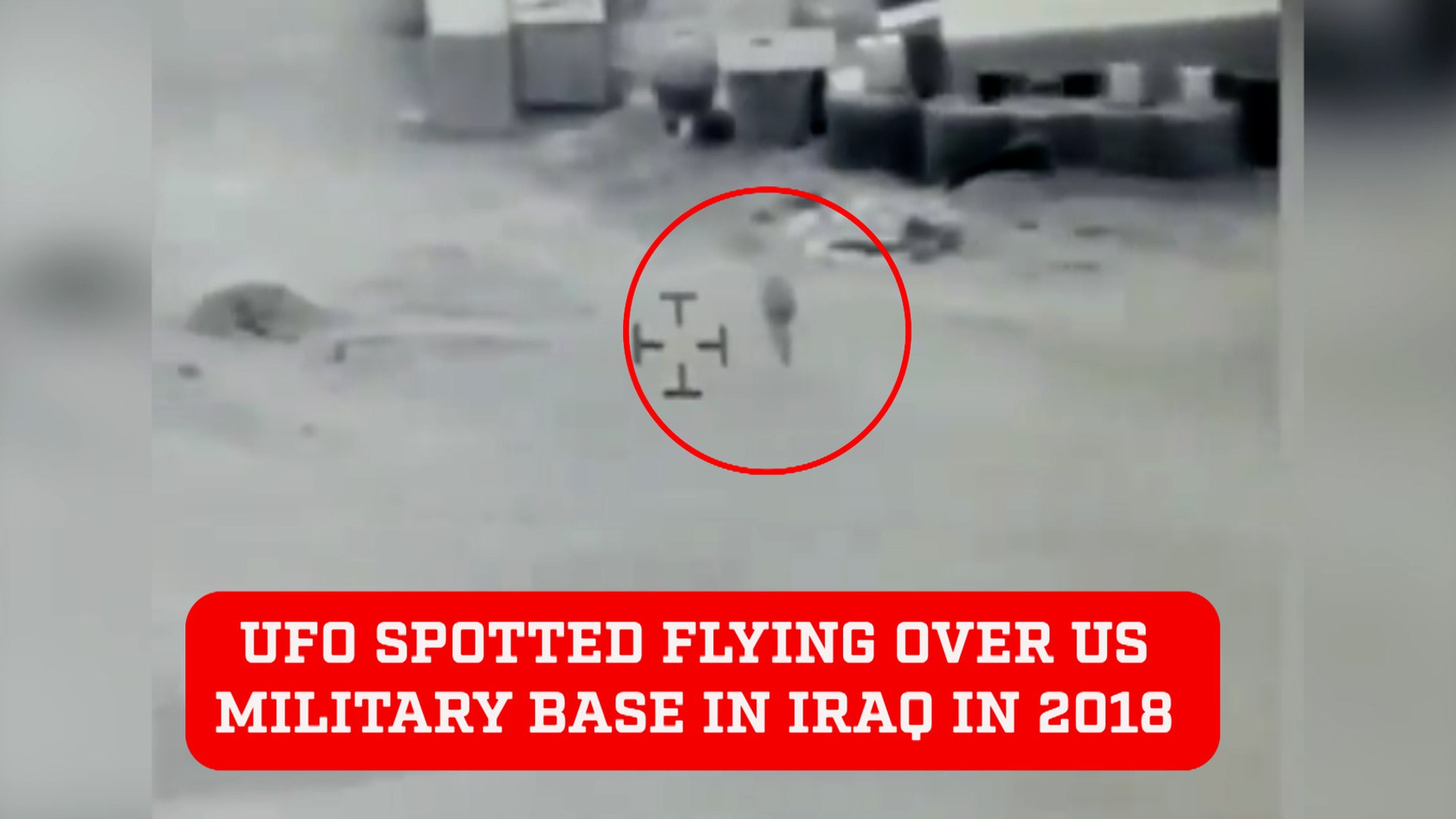 Images of UFO flying over US military base in Iraq filtered on social media