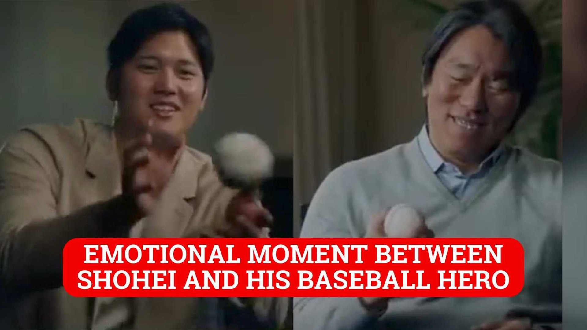 Shohei Ohtani finds out that his childhood hero idolizes him now
