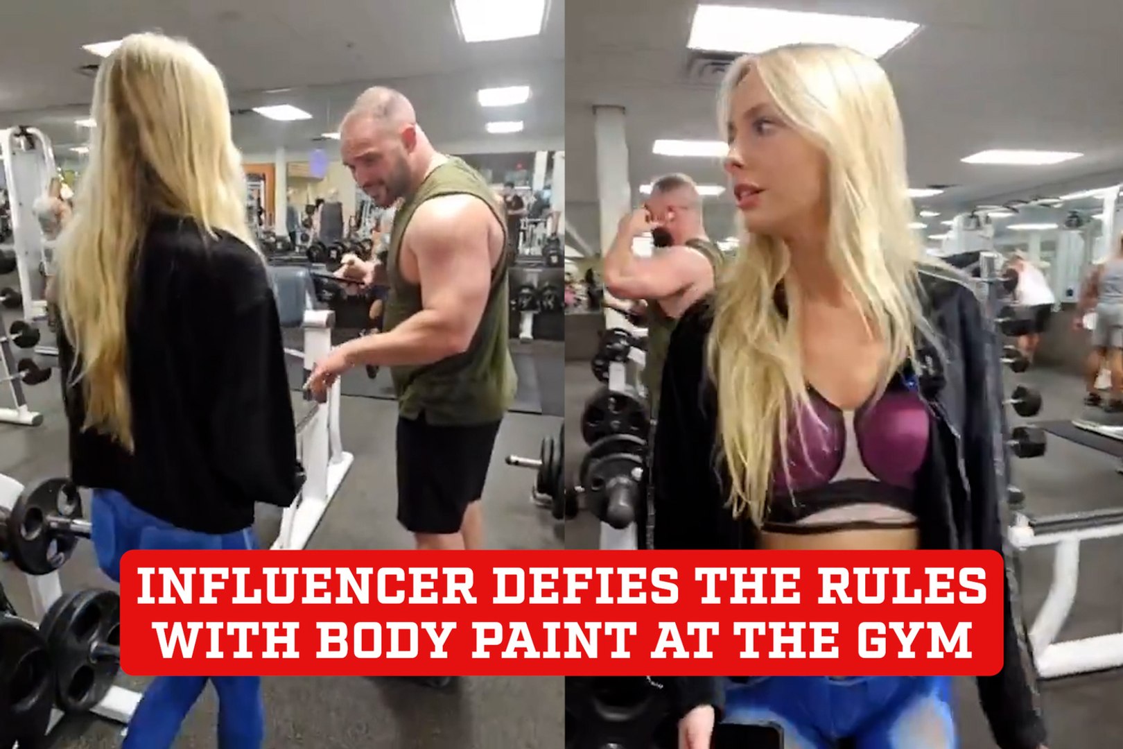 Natalie Reynolds, the influencer who challenges norms with her particular gym outfit