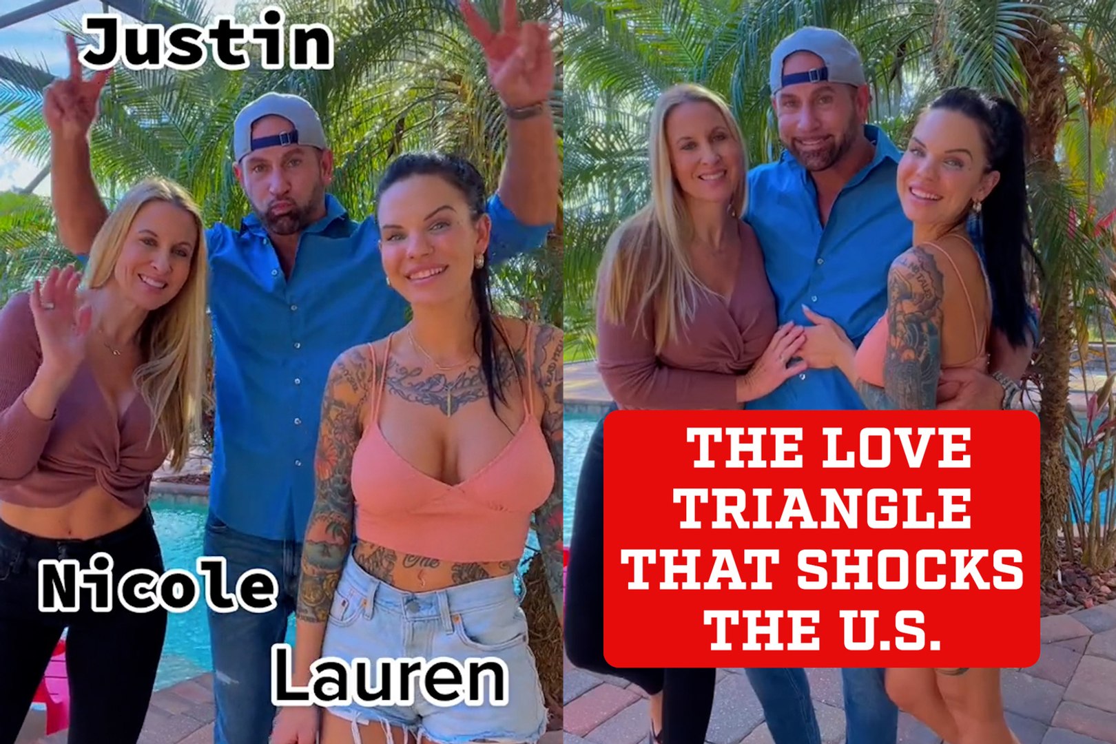 "Sister wives with a handsome husband," the love triangle that shocks the U.S.