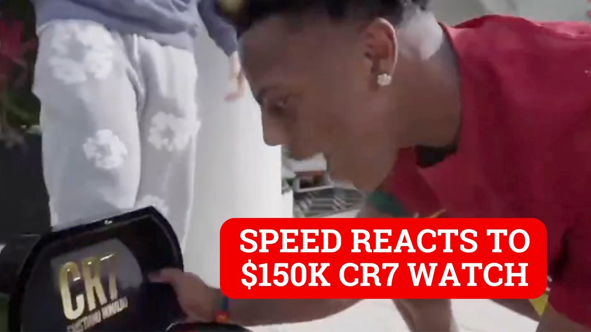 Cristiano Ronaldo's $150K watch inspires insane reaction from iShowSpeed