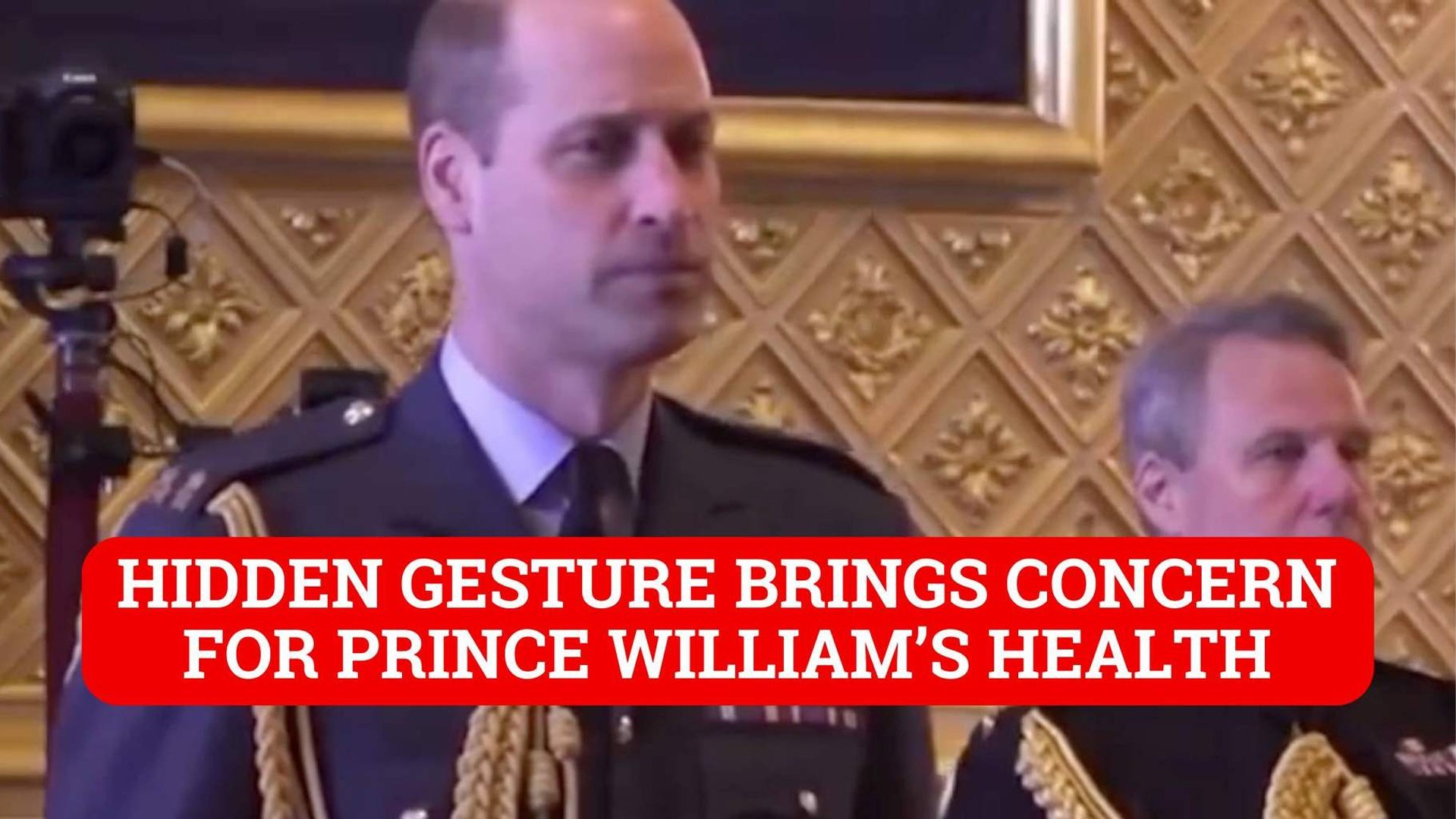 Prince William's hidden gesture at Windsor Castle that raised health concerns