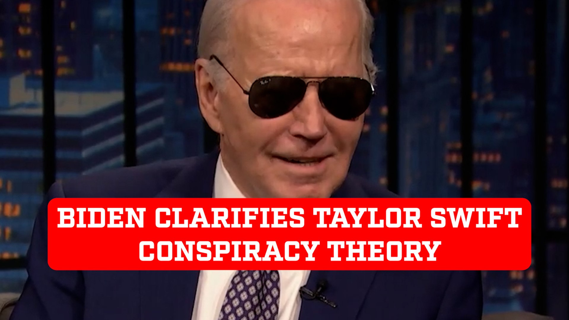Joe Biden Clarifies Taylor Swift Conspiracy Theory: "It's classified information"