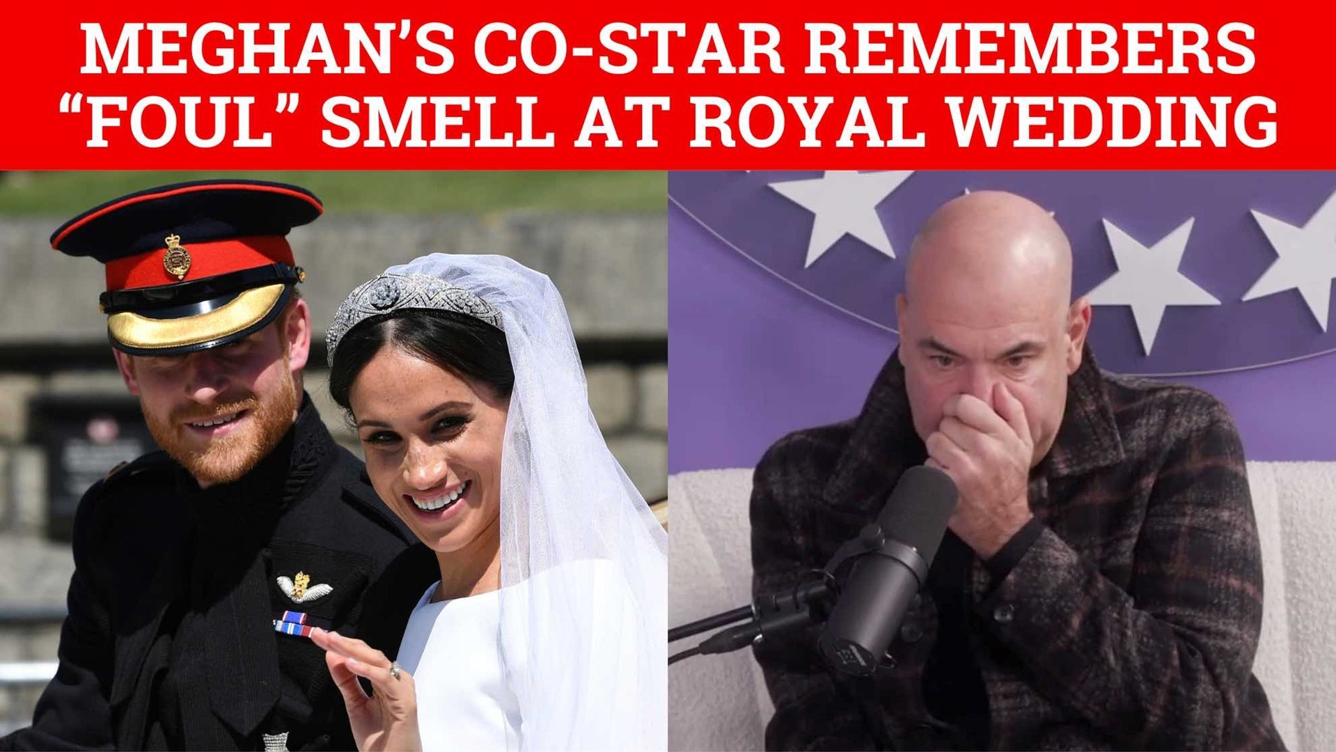 Meghan Markle's Suits co-star is still traumatized by "foul" smell at Royal Wedding