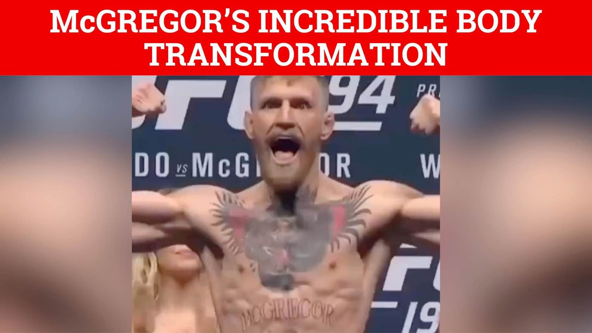 Conor McGregor incredible body transformation to gain muscle for new movie