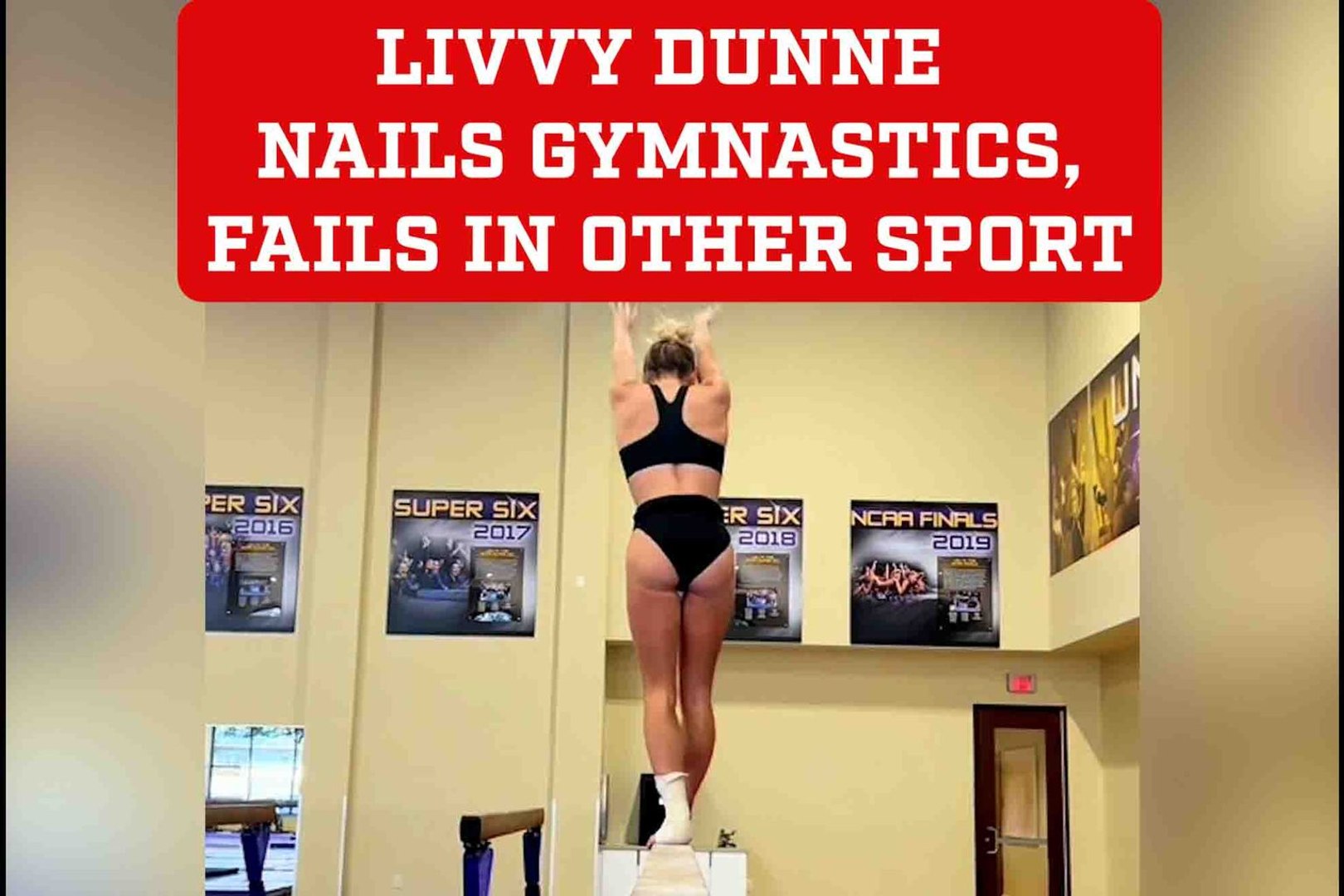 Olivia Dunne nails perfect gymnastic trick but stumbles in surprising sport