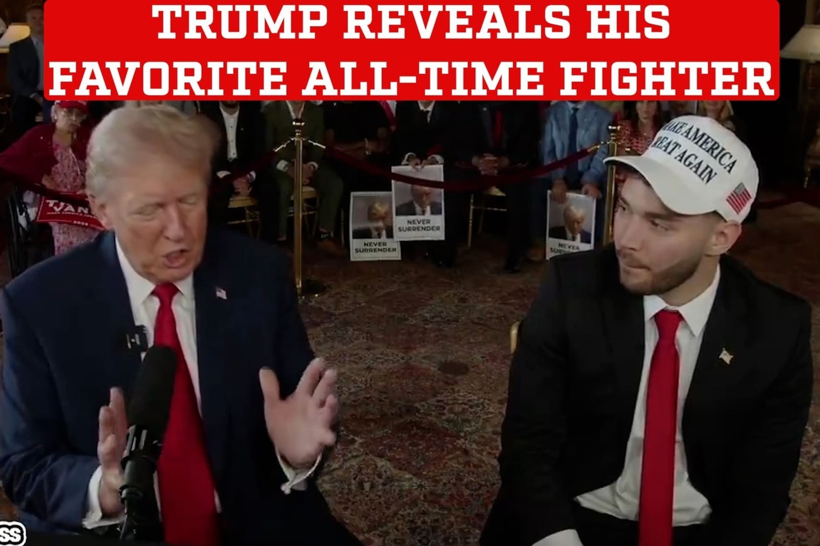 Donald Trump reveals his favorite fighter of all time