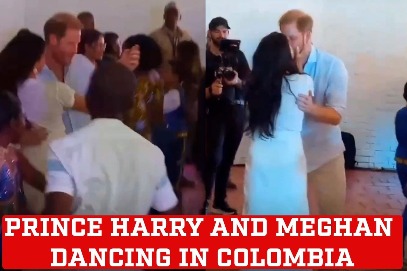Prince Harry and Meghan Markle astonish Colombia with their dance moves