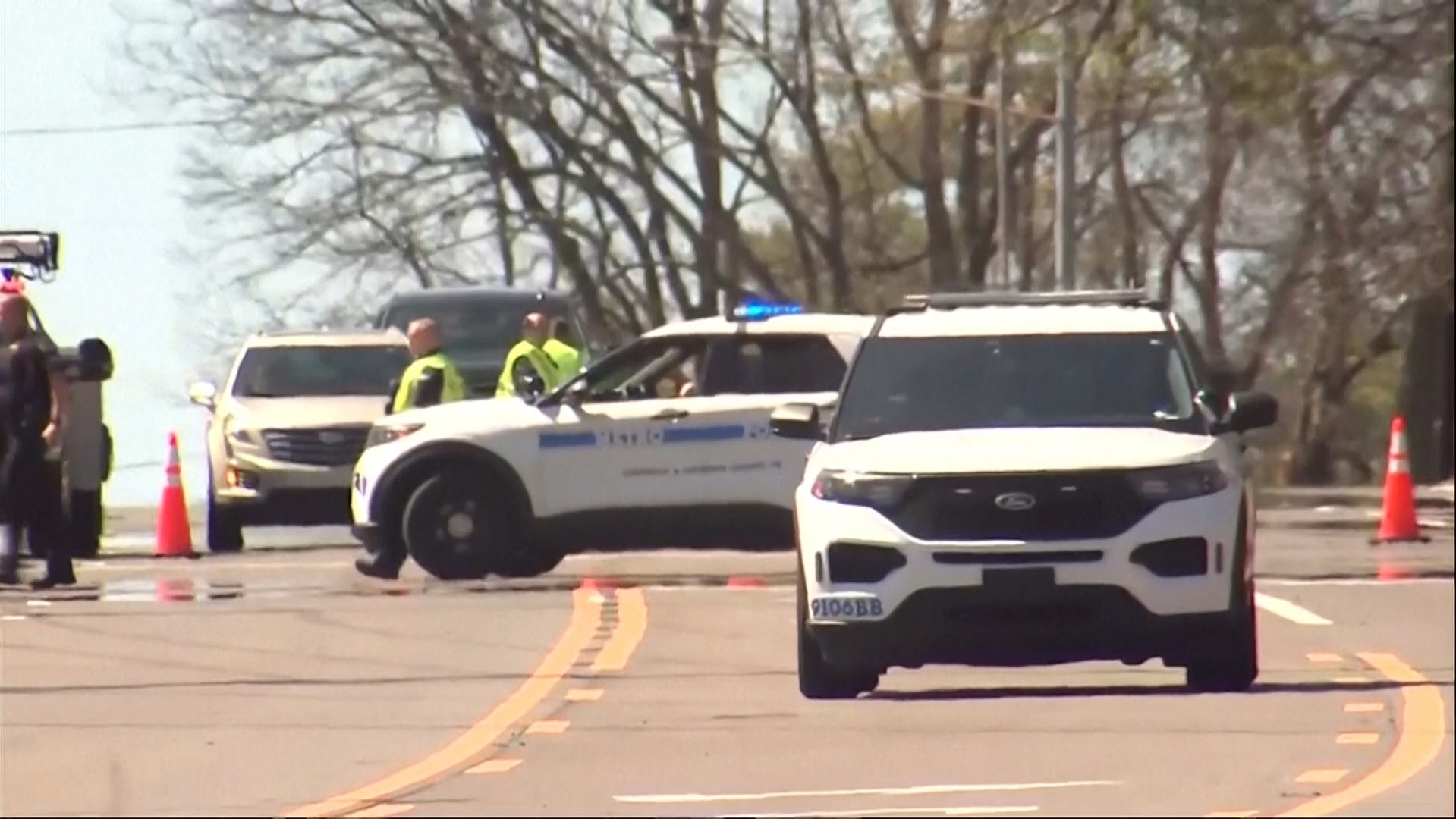 Images from Nashville school shooting as police and ambulance crews arrive on scene