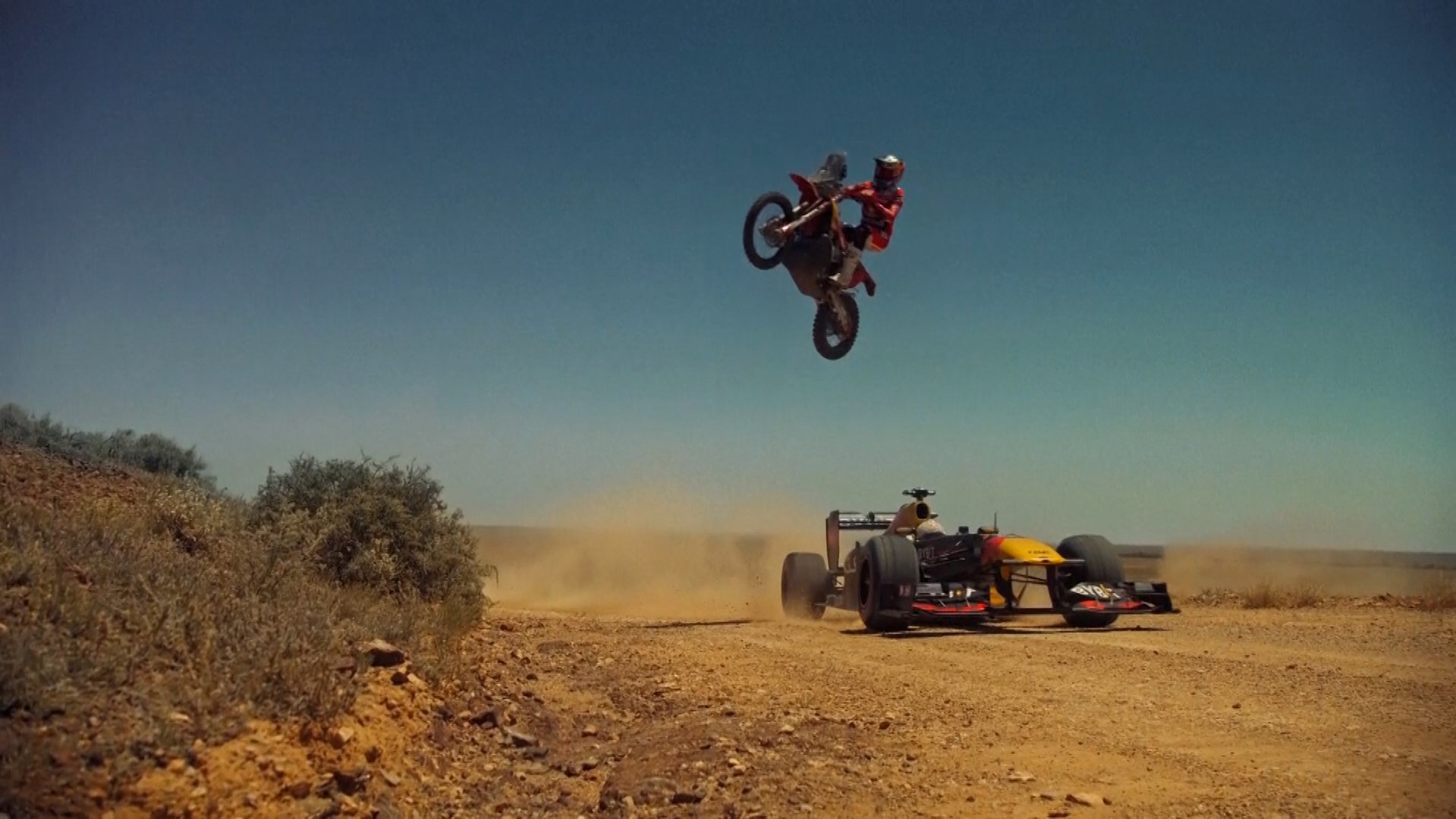 F1 like you've never seen before: Verstappen's Red Bull car goes rallying in Australia