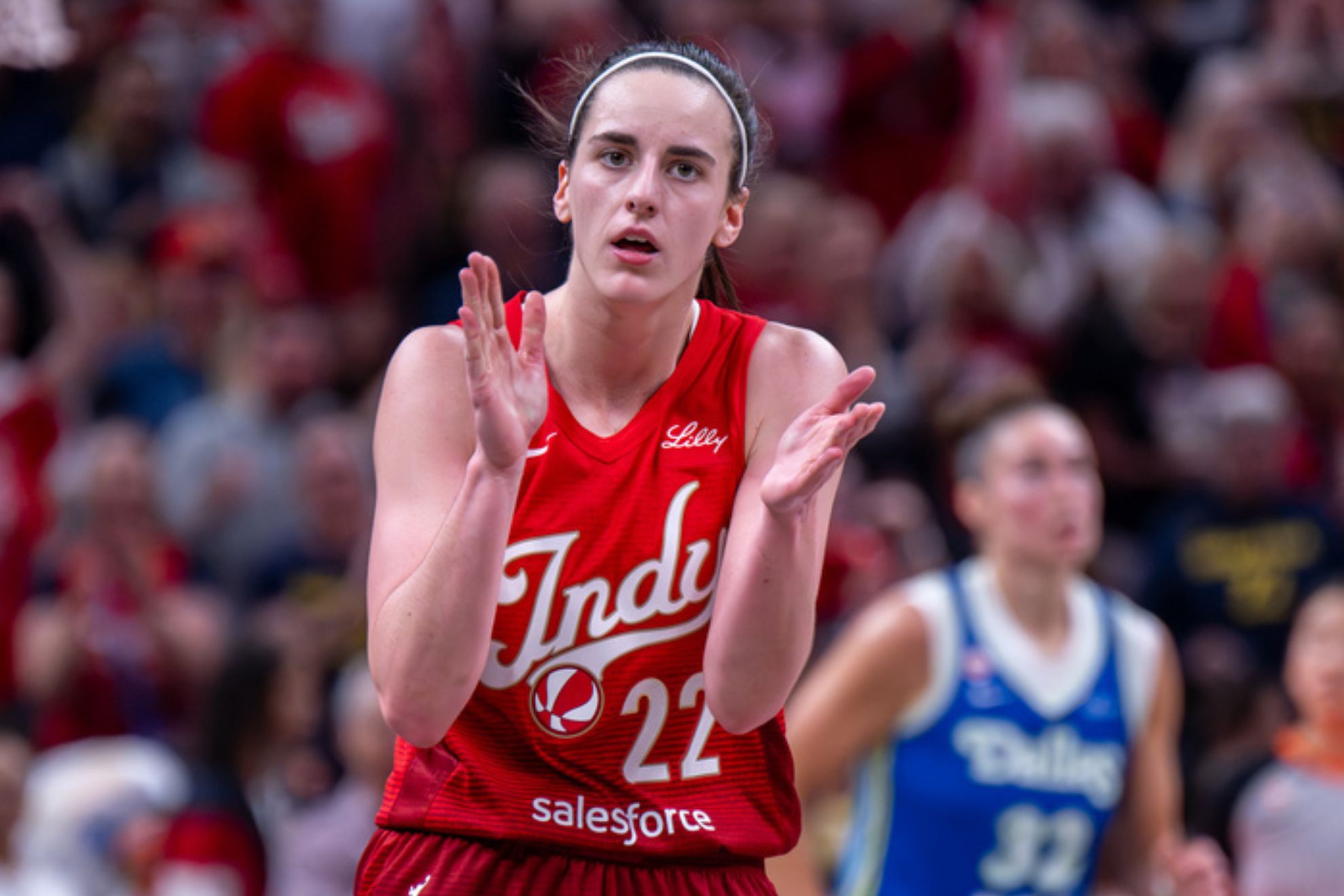 Indiana Fever guard Caitlin Clark (22).