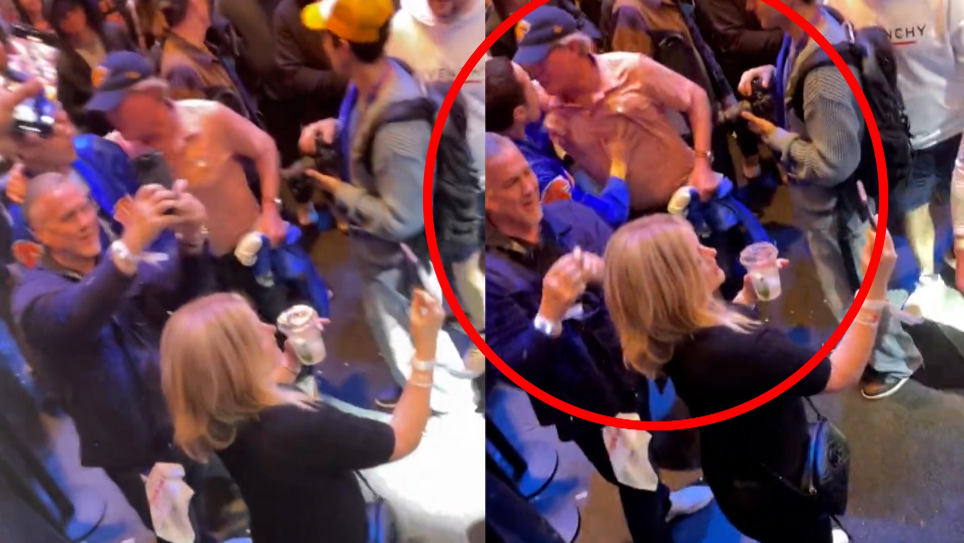 Pete Davidson pushes 'touchy' Knicks fan at Madison Square Garden