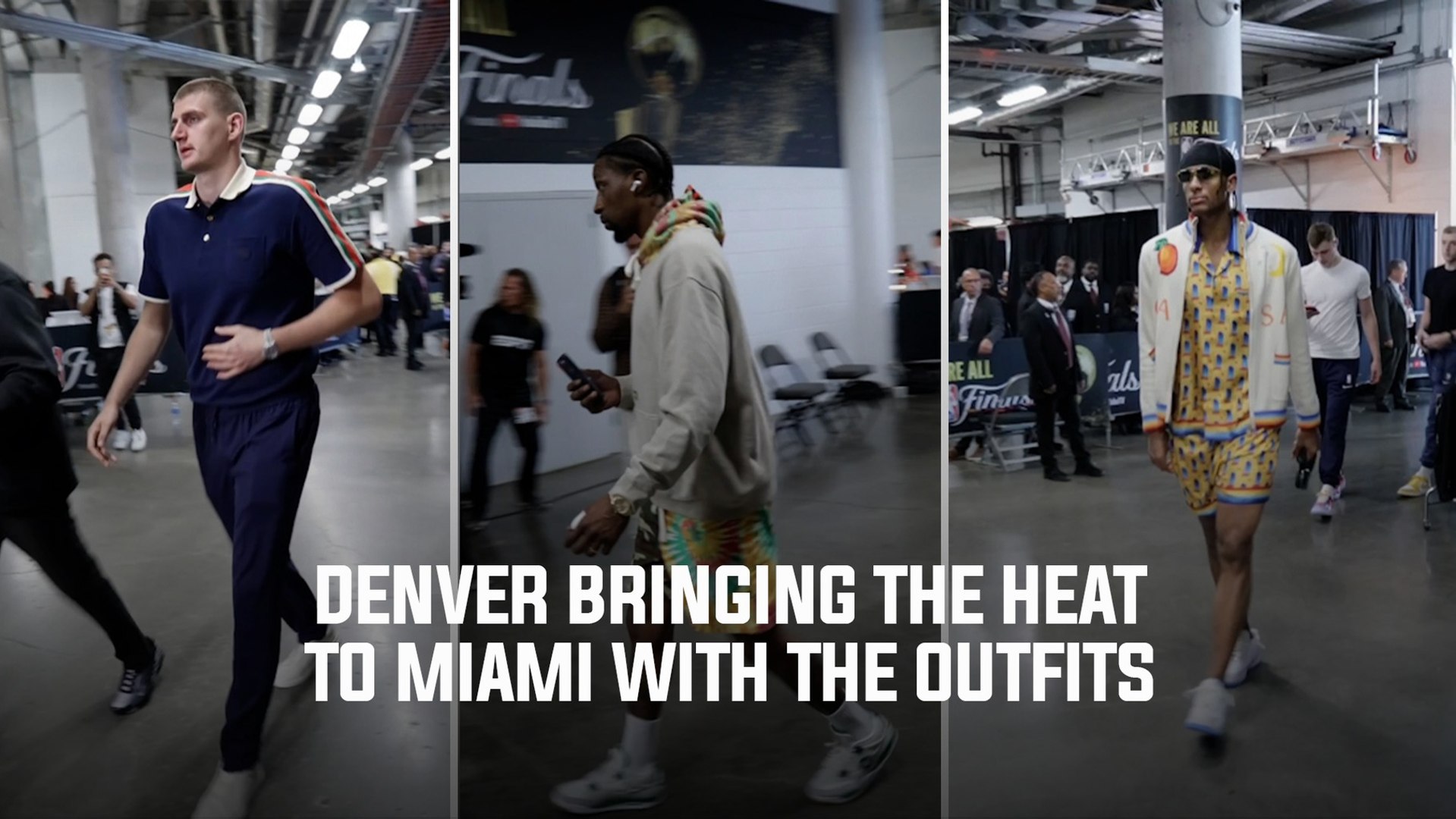 Video  Denver bringing the heat to Miami with the outfits