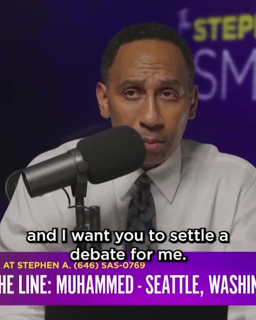 Stephen A. Smith destroys NBA fan: What an idiotic question, I expect better from my callers!
