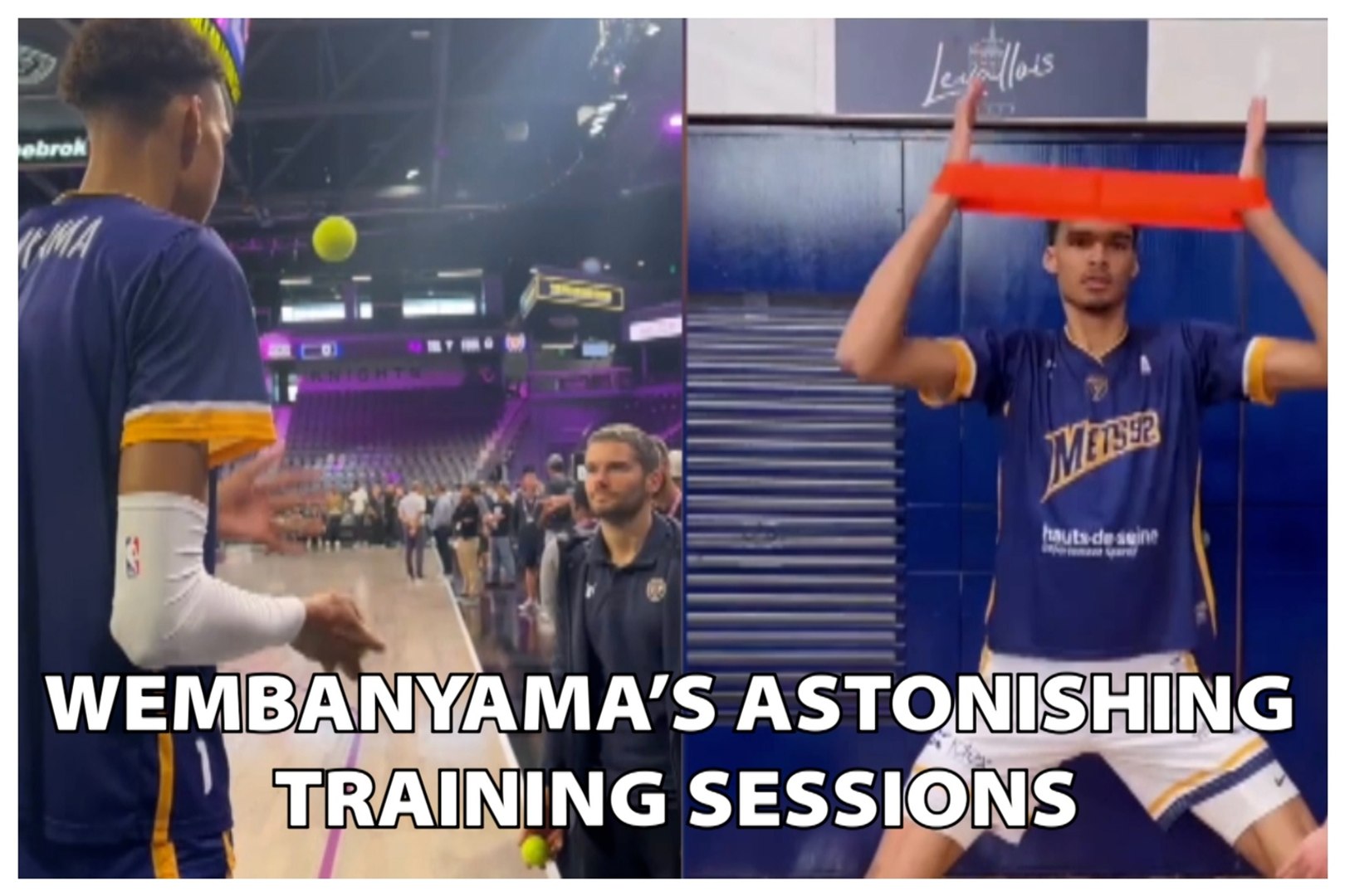 Wembanyama's astonishing training sessions