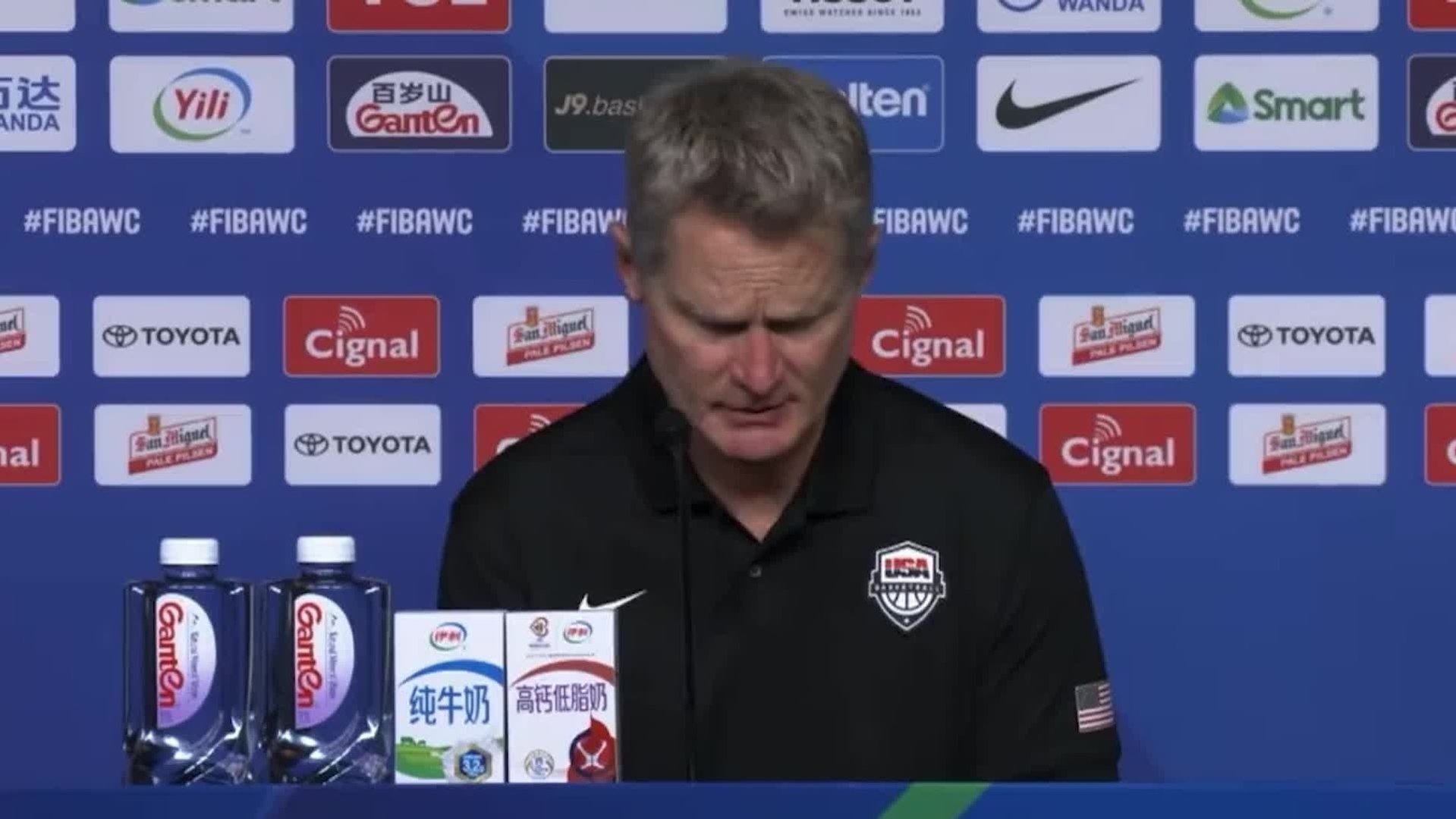 Steve Kerr critical of the American fiasco: "We're no longer in 1992"