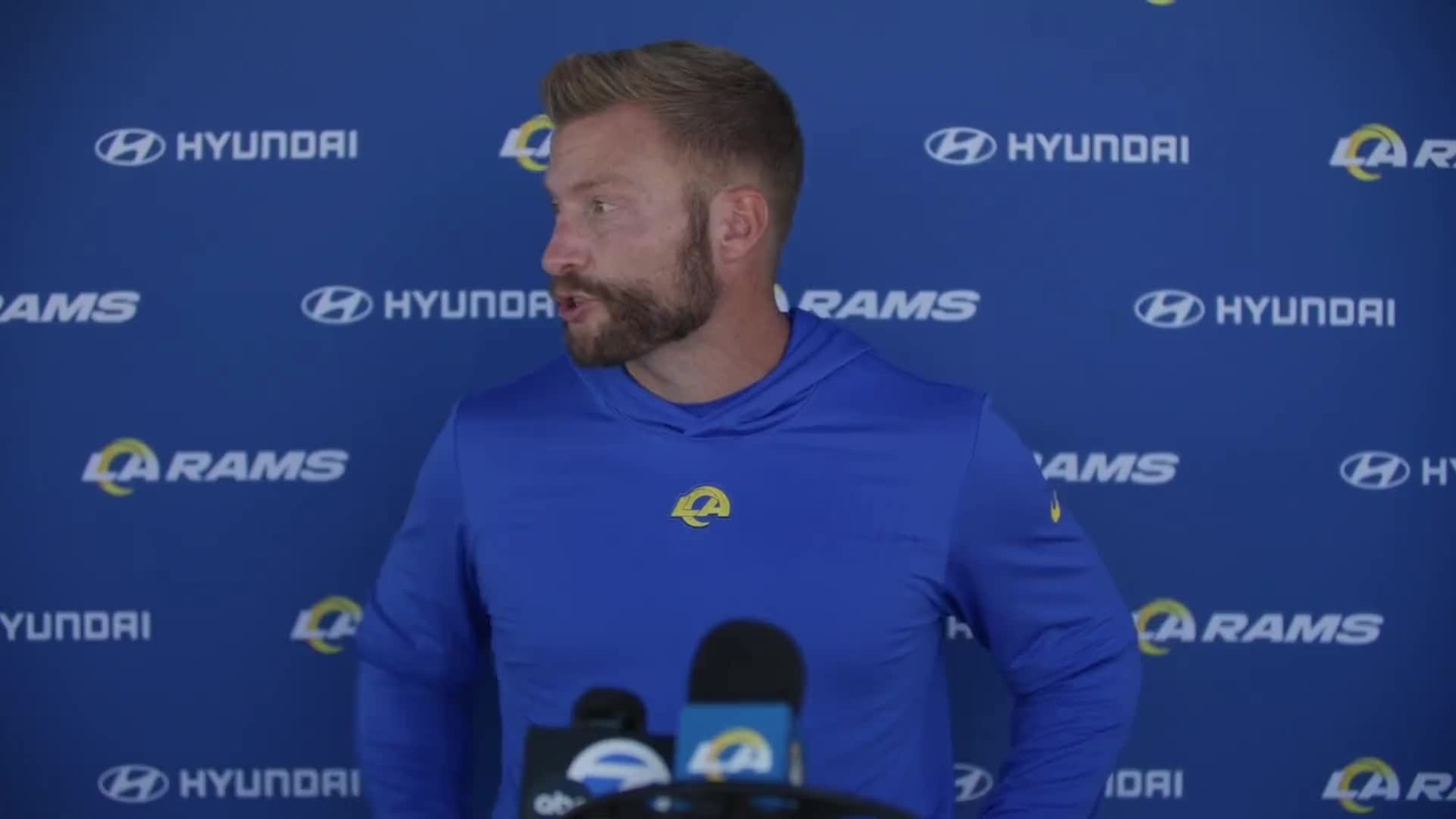 Sean McVay gives an update on Cooper Kupp