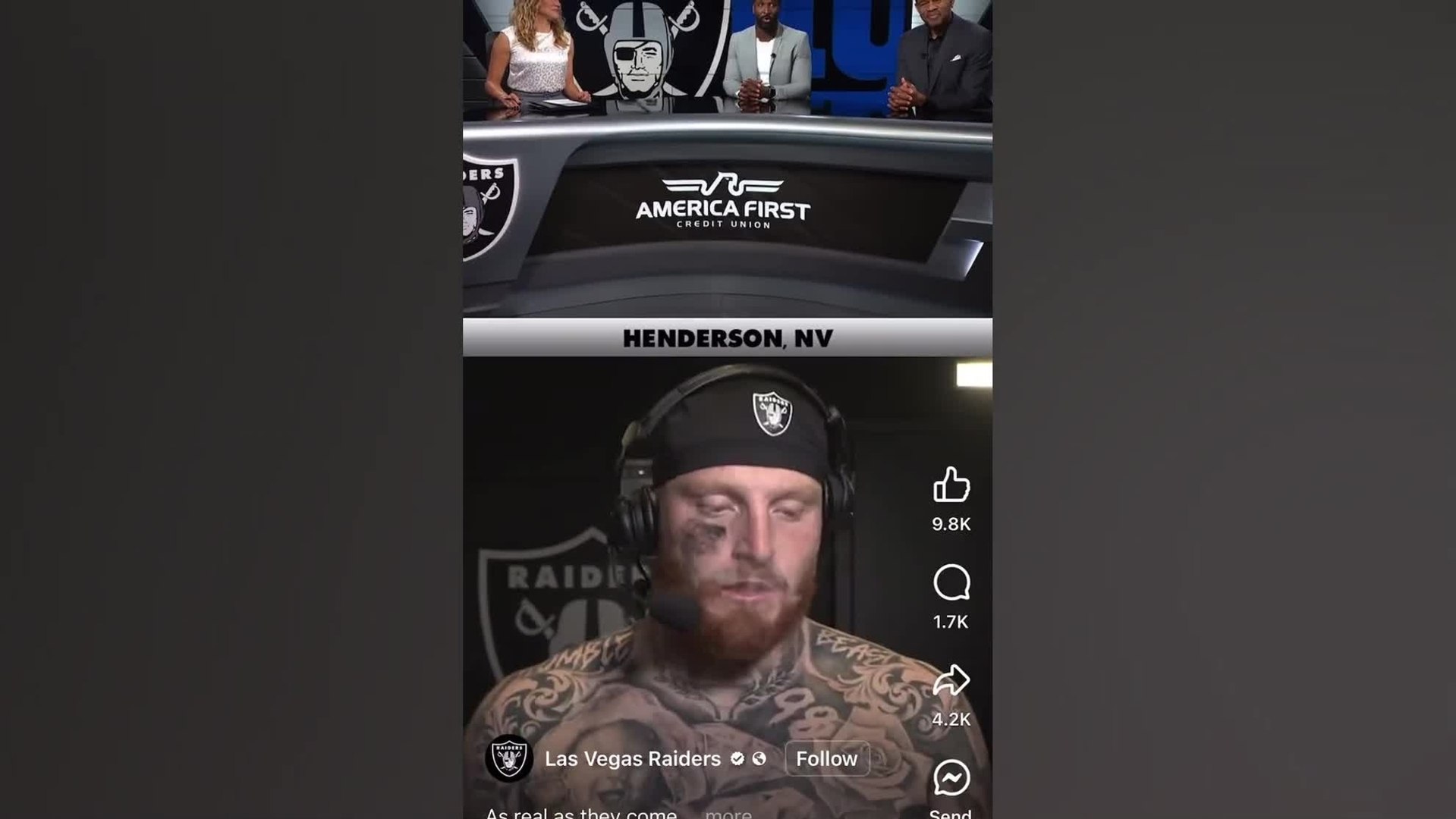 Maxx Crosby smoking what looks like a blunt during live Tv interview In viral video