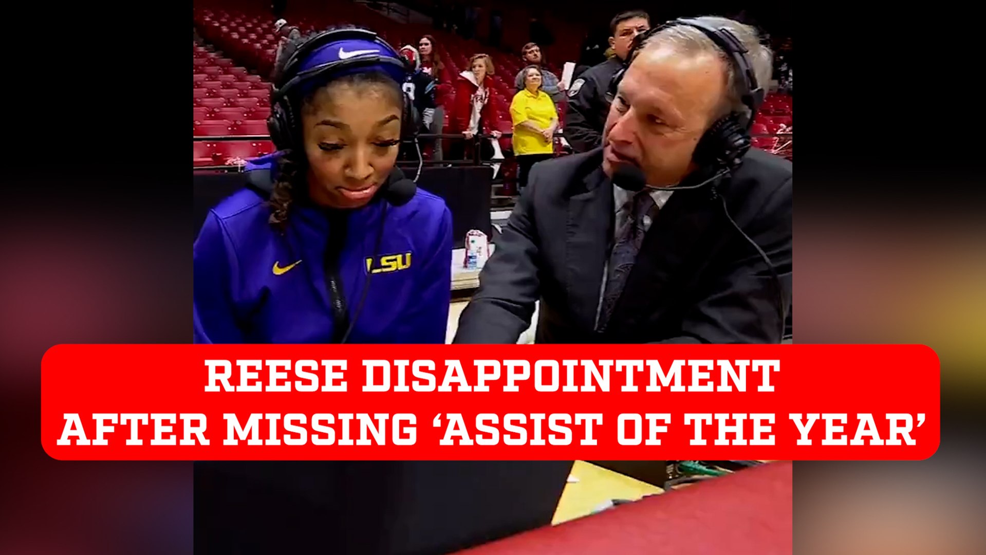 Angel Reese disappointment after missing possible assist of the year