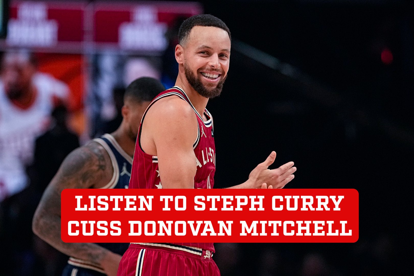Stephen Curry insults Donovan Mitchell during the All Star game