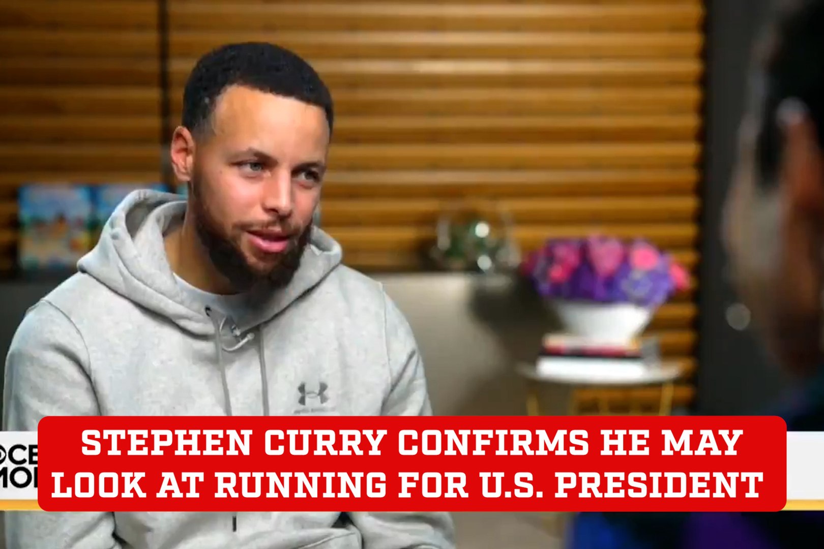 Stephen Curry says he could be a candidate for president of the U.S. after retiring from the NBA