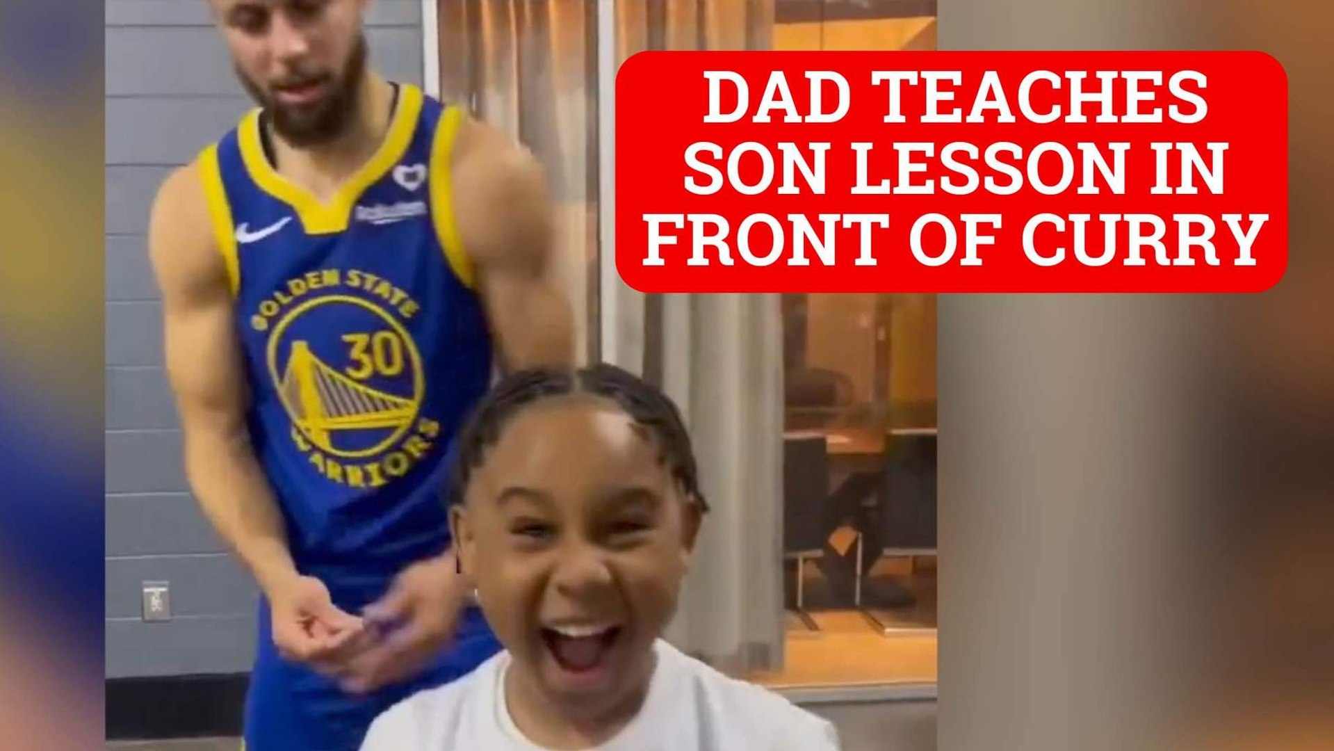 Stephen Curry disrespected by kid who didn't thank him after signing his jersey