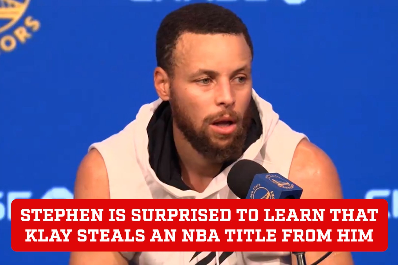 Stephen Curry shocked to learn Klay Thompson steals title on final day of NBA season