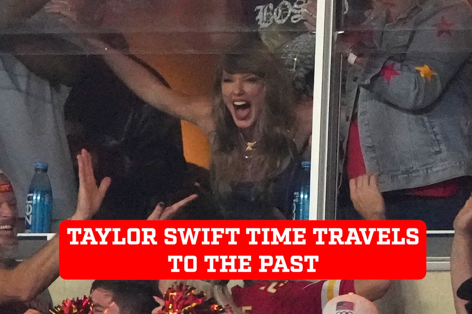 Taylor Swift "time travels" with dance move, making Travis Kelce believe they're still on tour