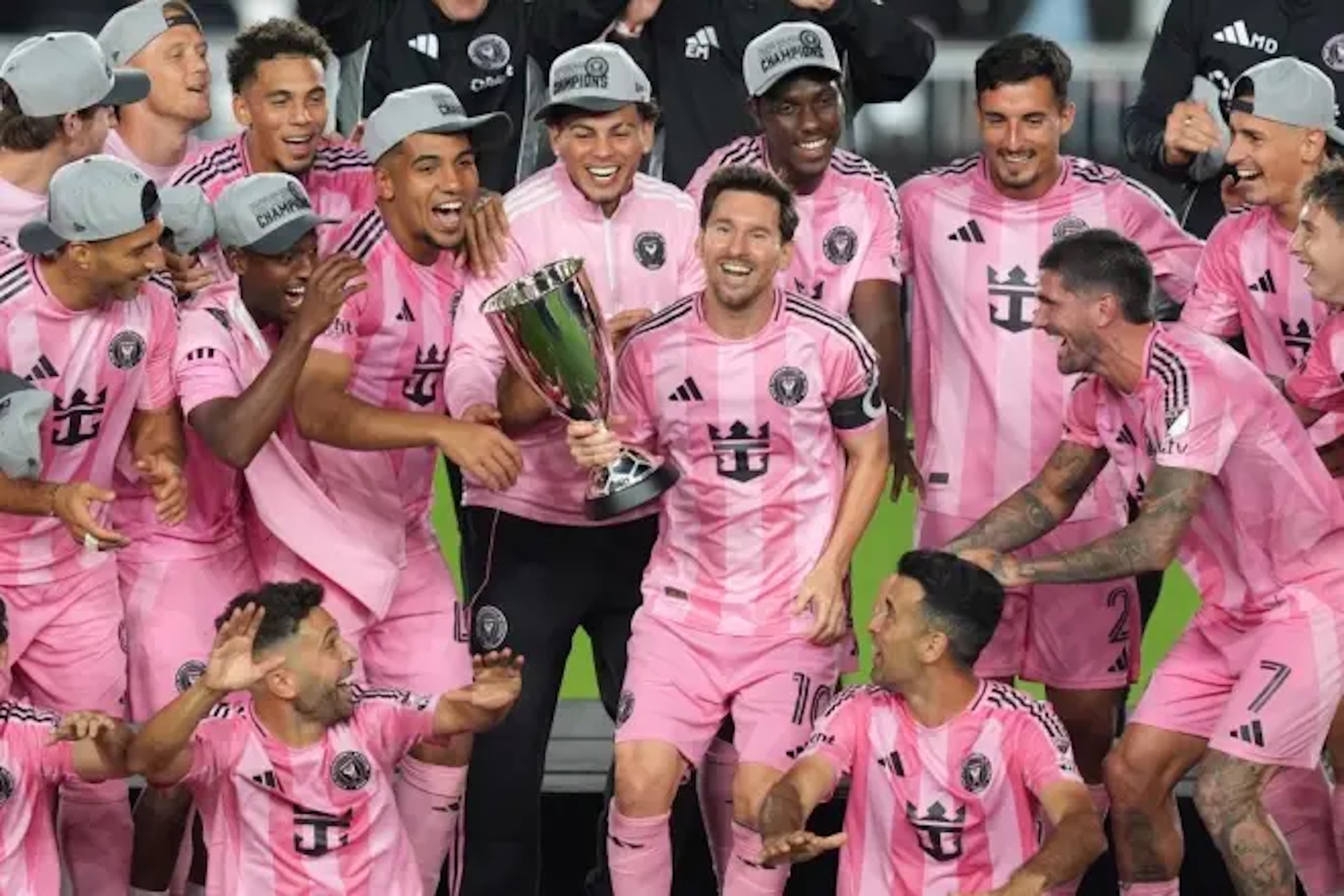 Leo Messi with Inter Miami.