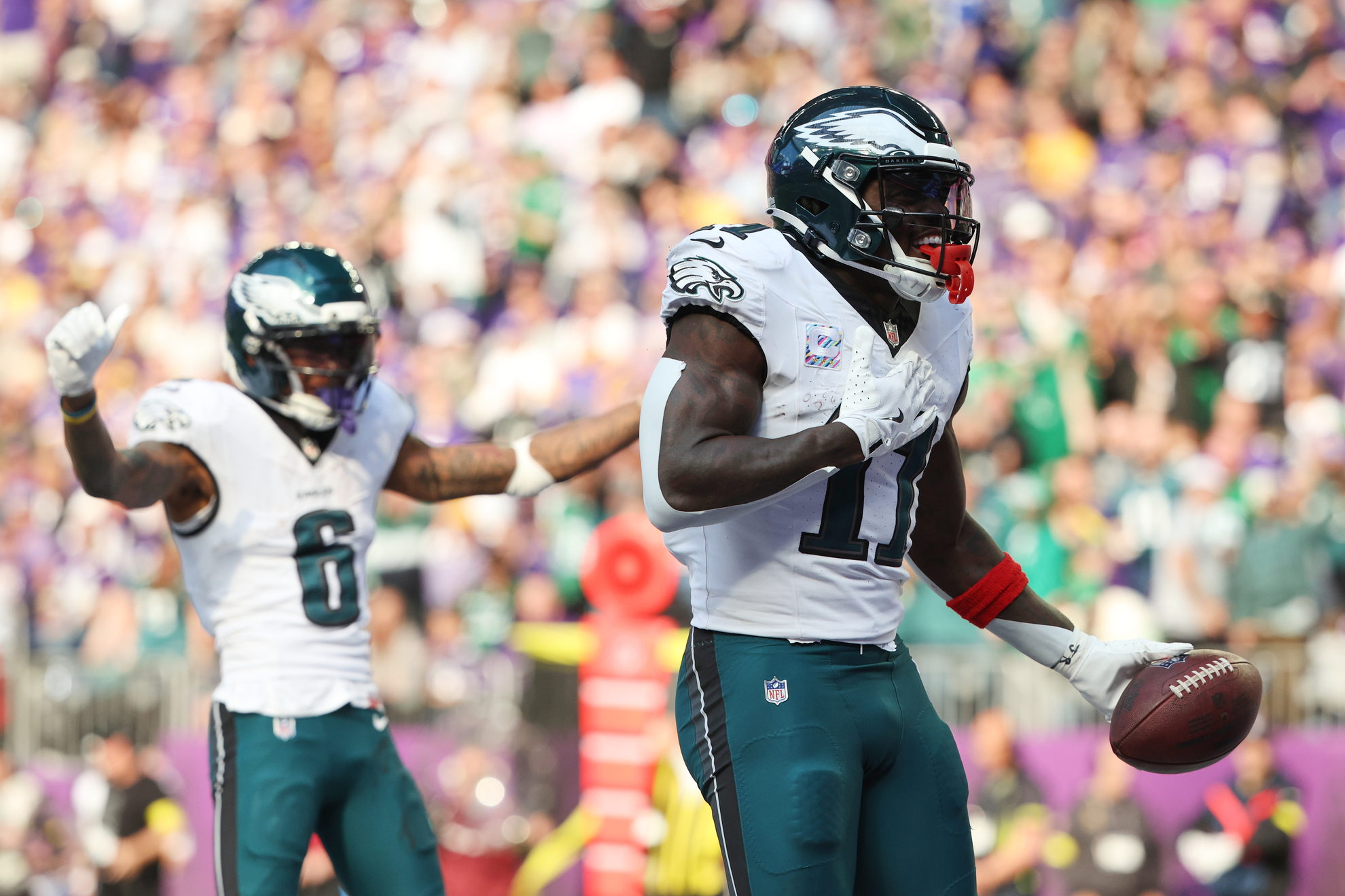 Philadelphia Eagles wide receiver A.J. Brown