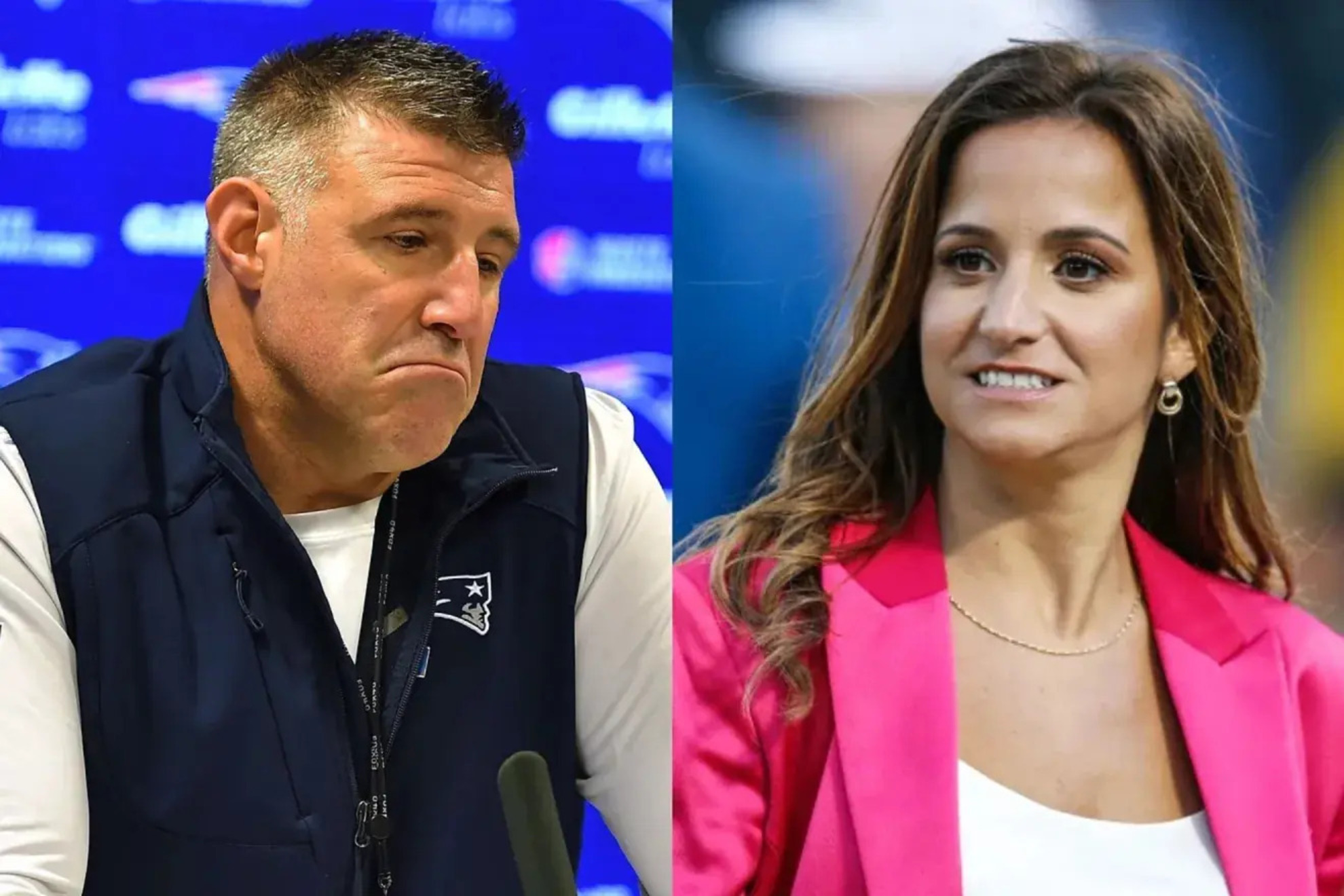 Mike Vrabel and Dianna Russini