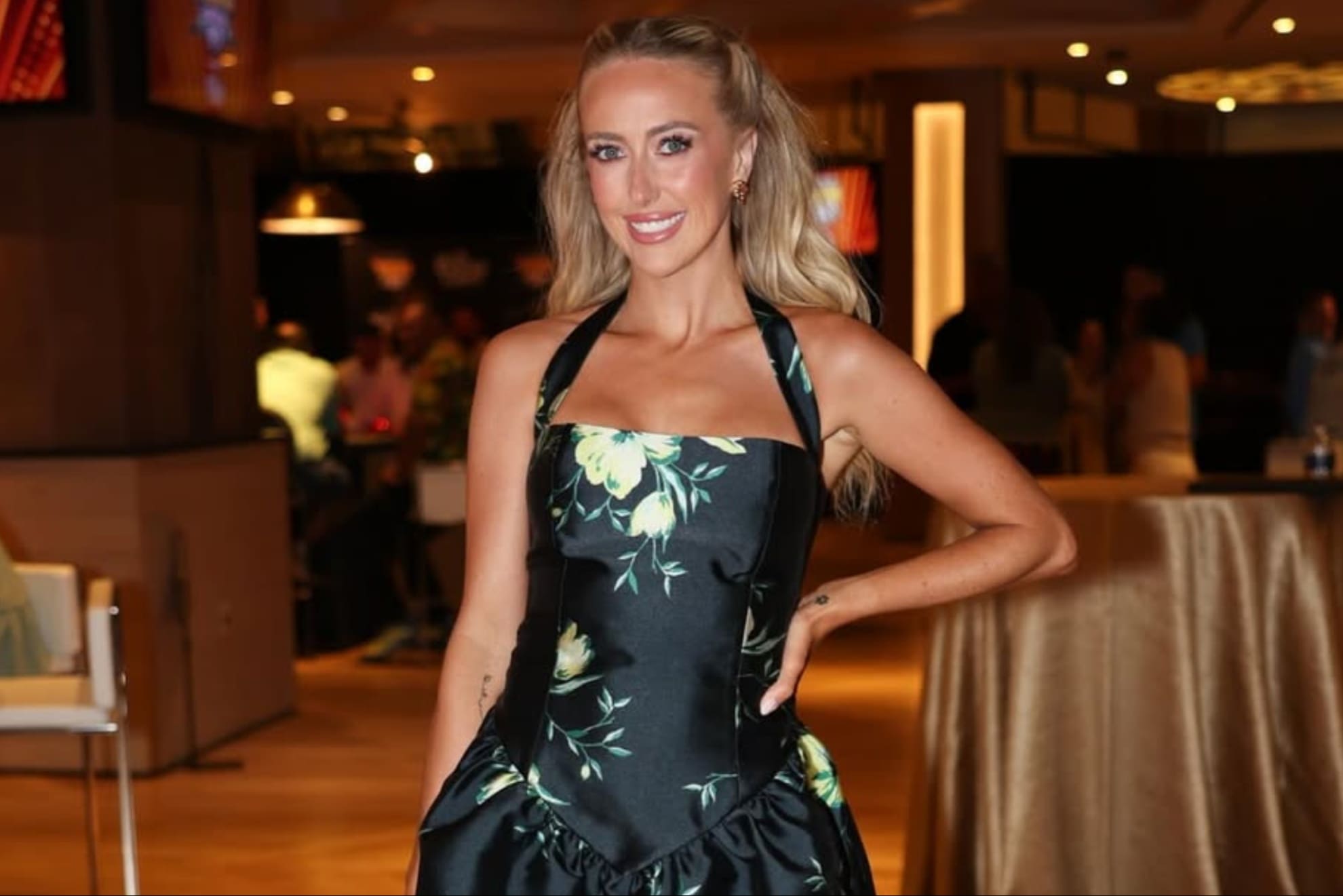 Brittany Mahomes turns heads in floral dress at charity night