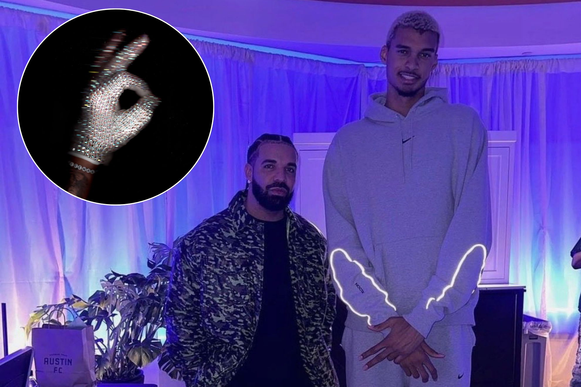 Drake and Victor Wembanyama have met before.