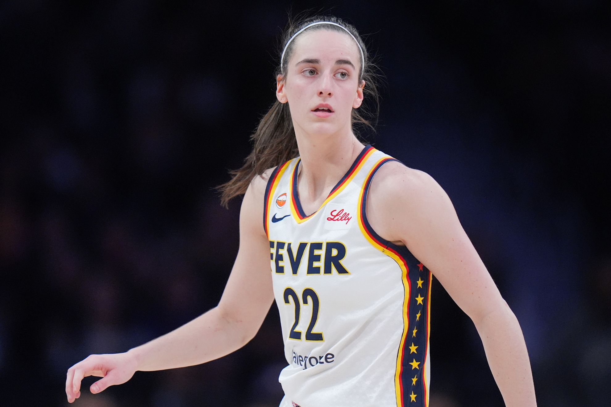 Indiana Fever guard Caitlin Clark (22).
