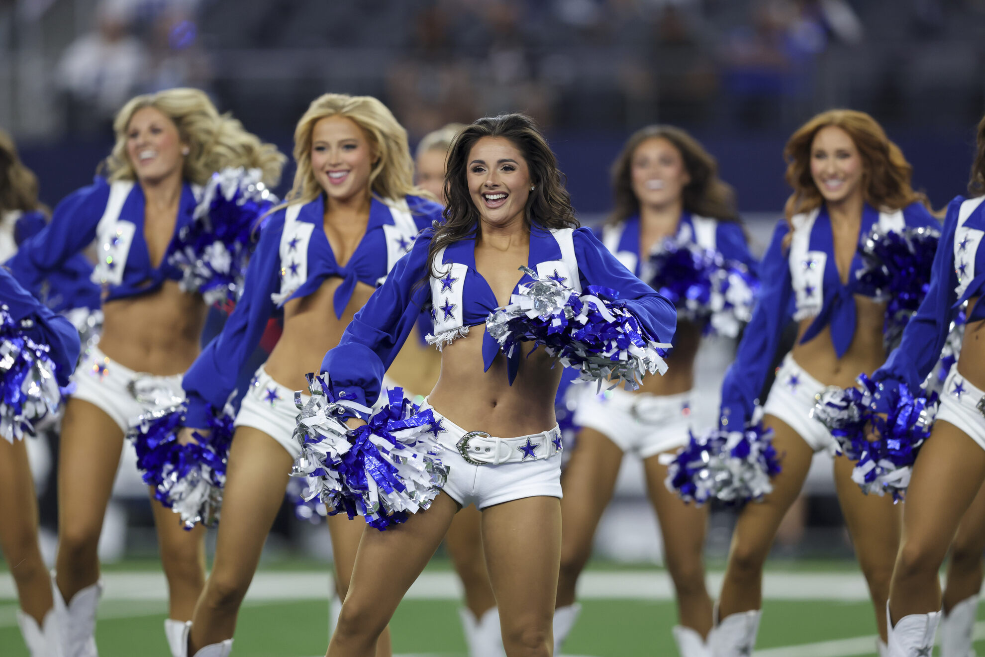 Dallas Cowboys Cheerleaders perform