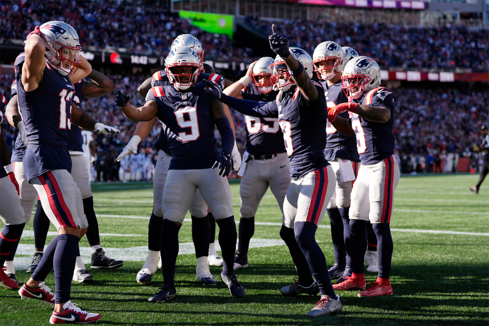 New England Patriots' Kayshon Boutte