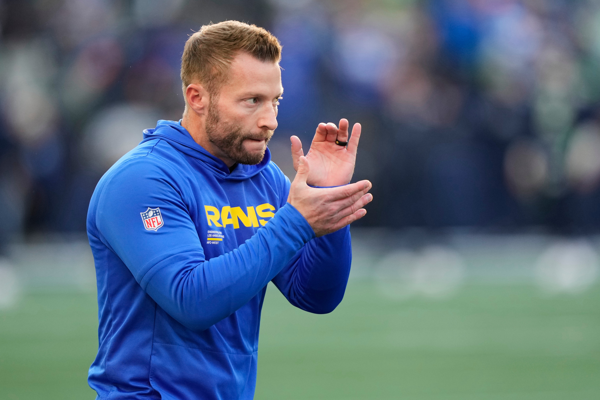 Los Angeles Rams head coach Sean McVay