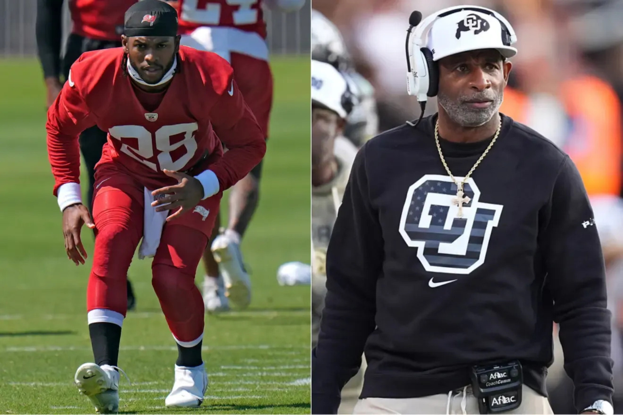 Shilo Sanders and Deion Sanders
