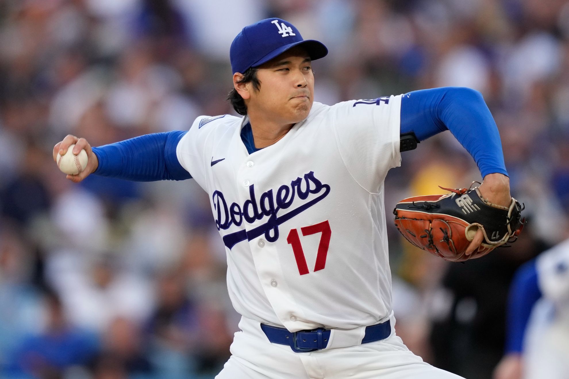 Los Angeles Dodgers two-way player Shohei Ohtani.